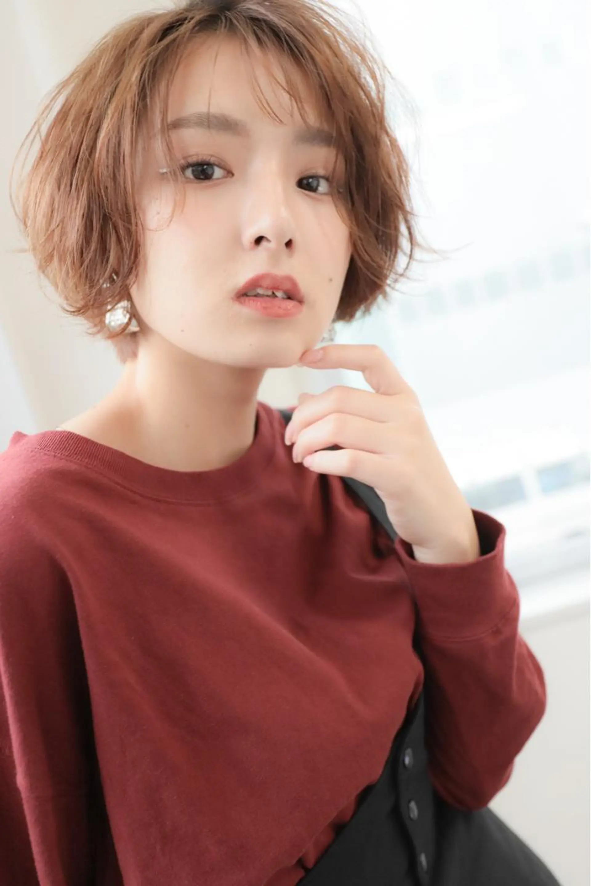 ショート Hikaru Takahashiのヘアスタイル