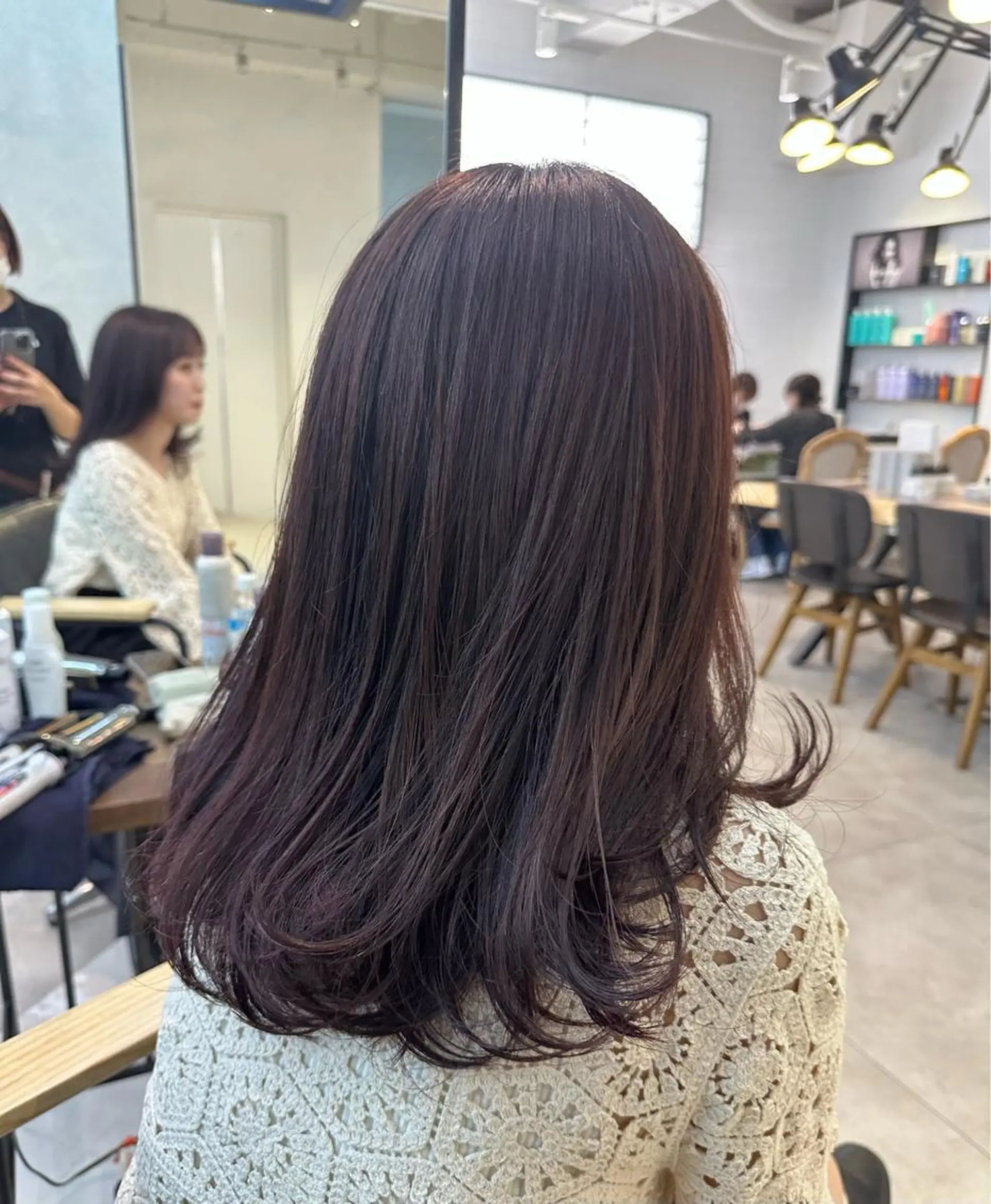 ミディアム 韓国ヘアメンズ・レデ ィース特化ミクのヘアスタイル