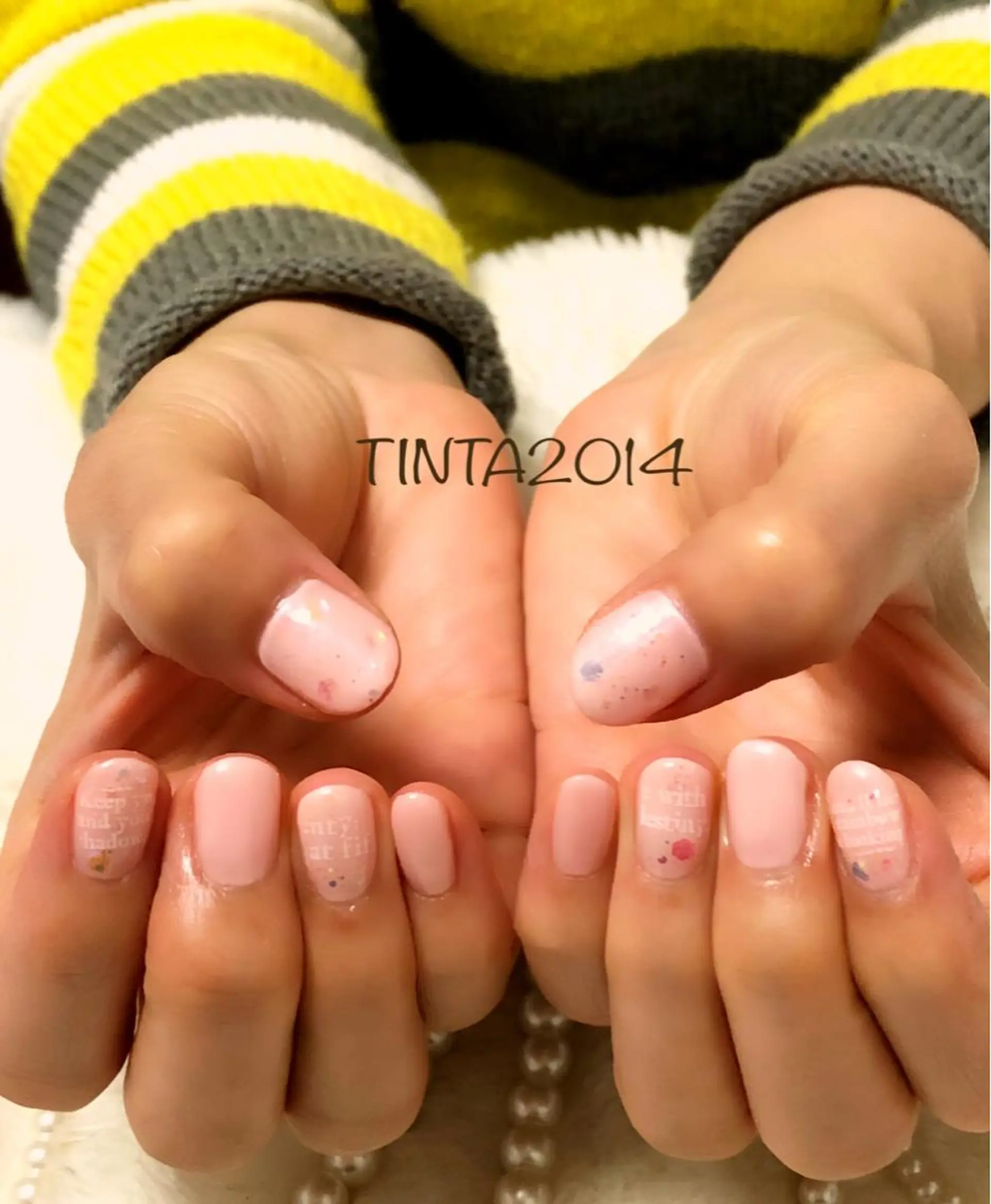 ネイル ピンク ネイルサロン ティンタ所属・馬場 典子のネイルデザイン