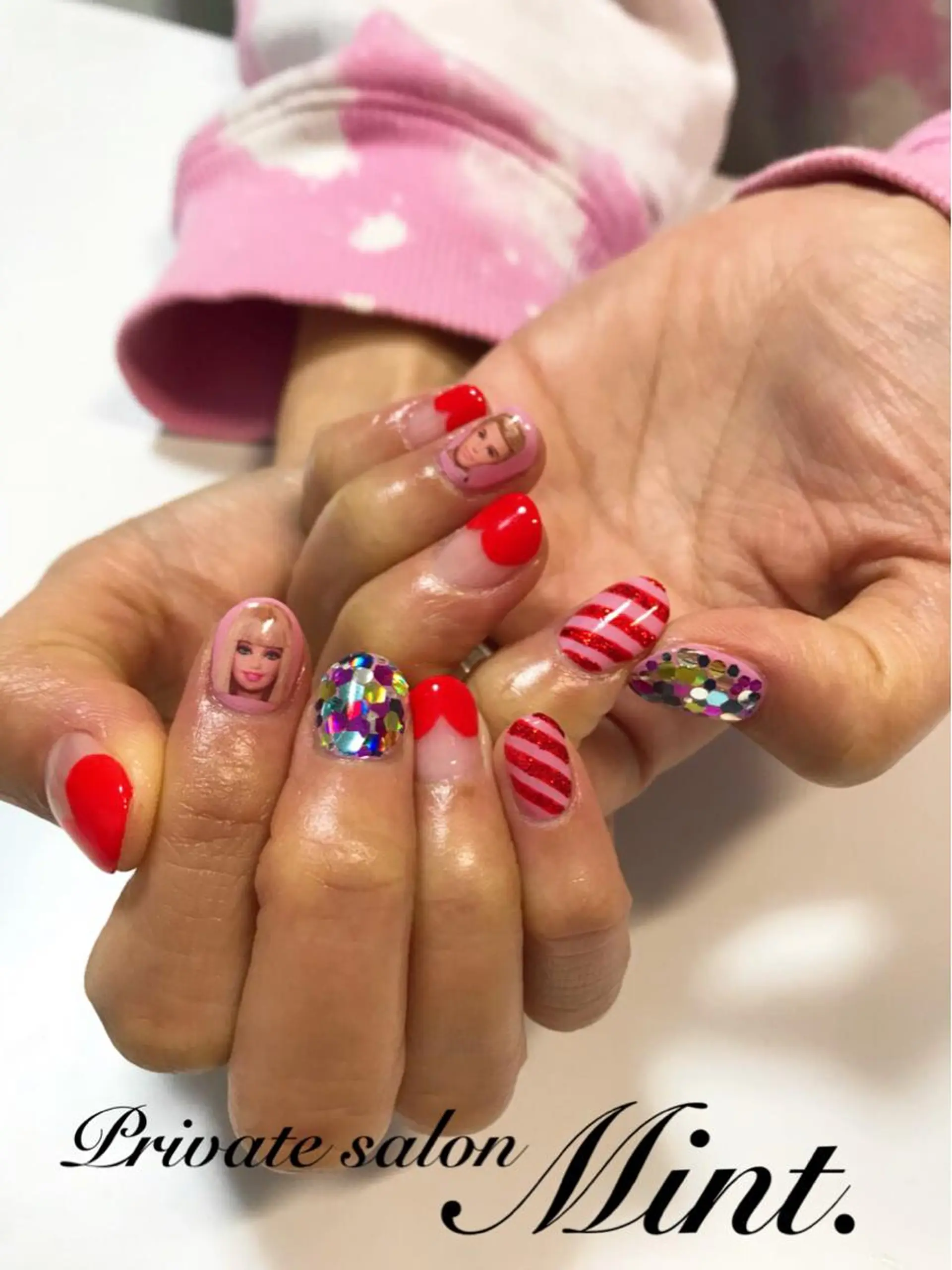 ショート ネイル ジェルネイル ハンドネイル Mint. nailのネイルデザイン