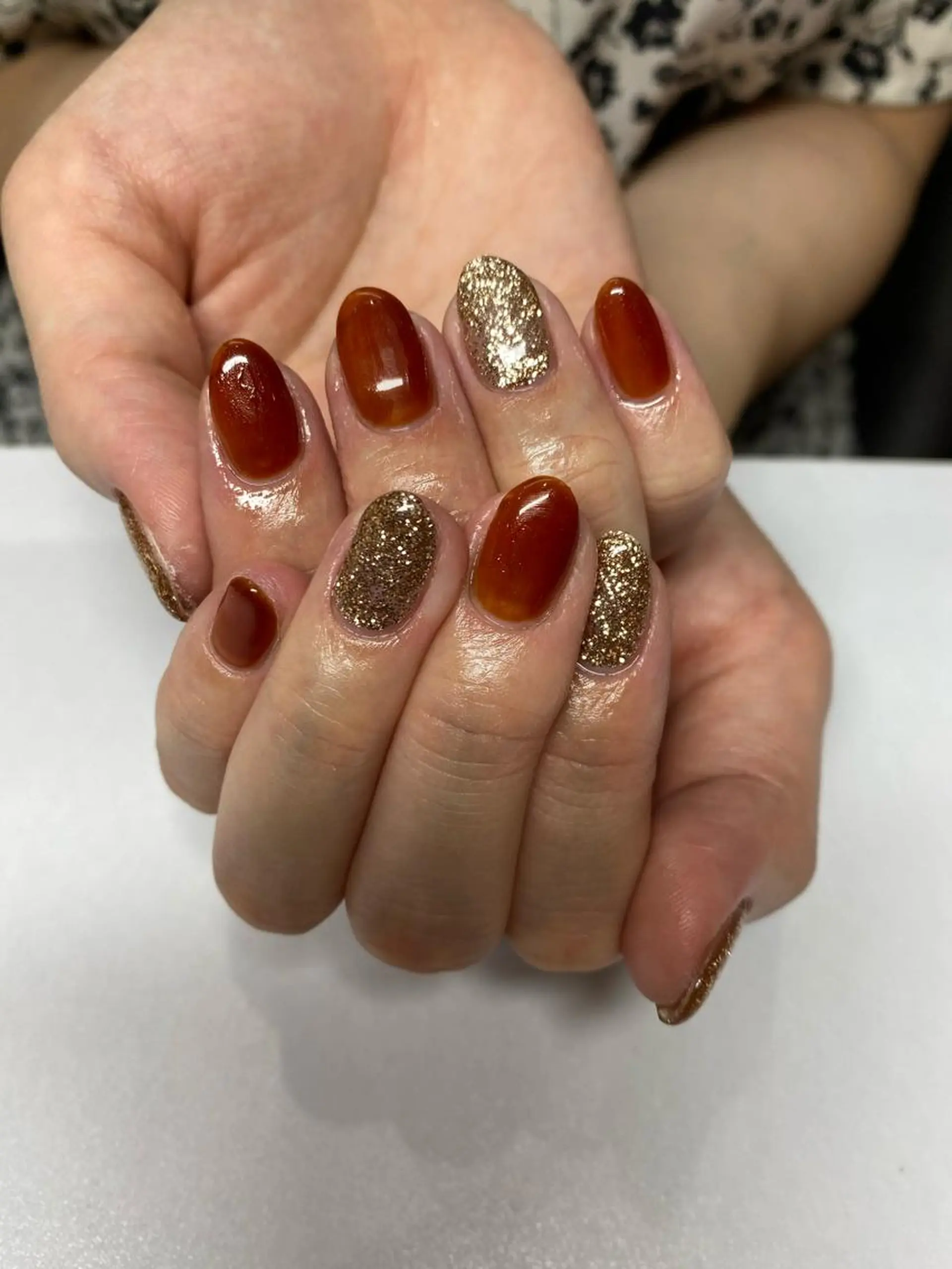 ネイル ゴージャス ラメ(グリッター) 錦糸町 mi_nailのネイルデザイン