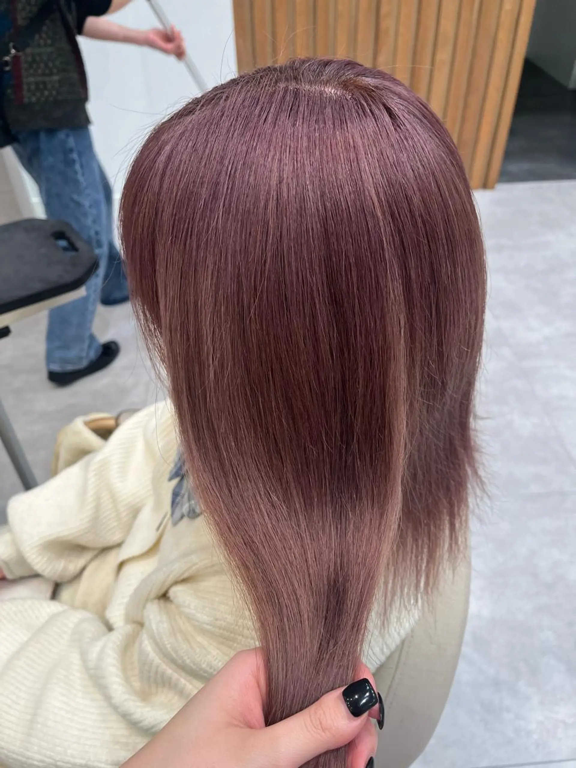 セミロング カラー 木野田 萌のヘアスタイル