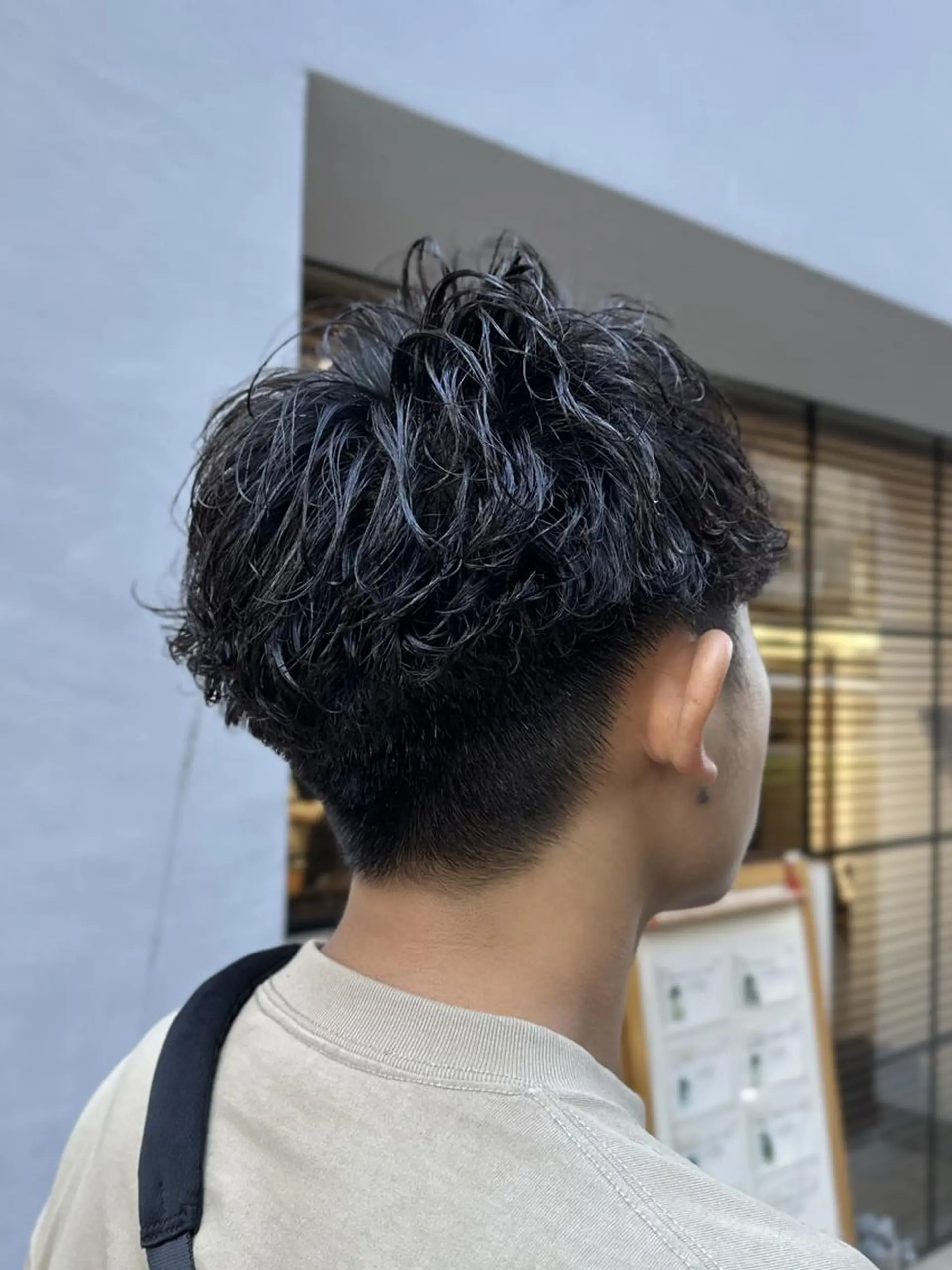 ショート パーマ 切りっぱなしボブ ボブ 髪質改善 韓国風ヘア トリートメント 新宿御苑前/新宿 Ryuseiのヘアスタイル