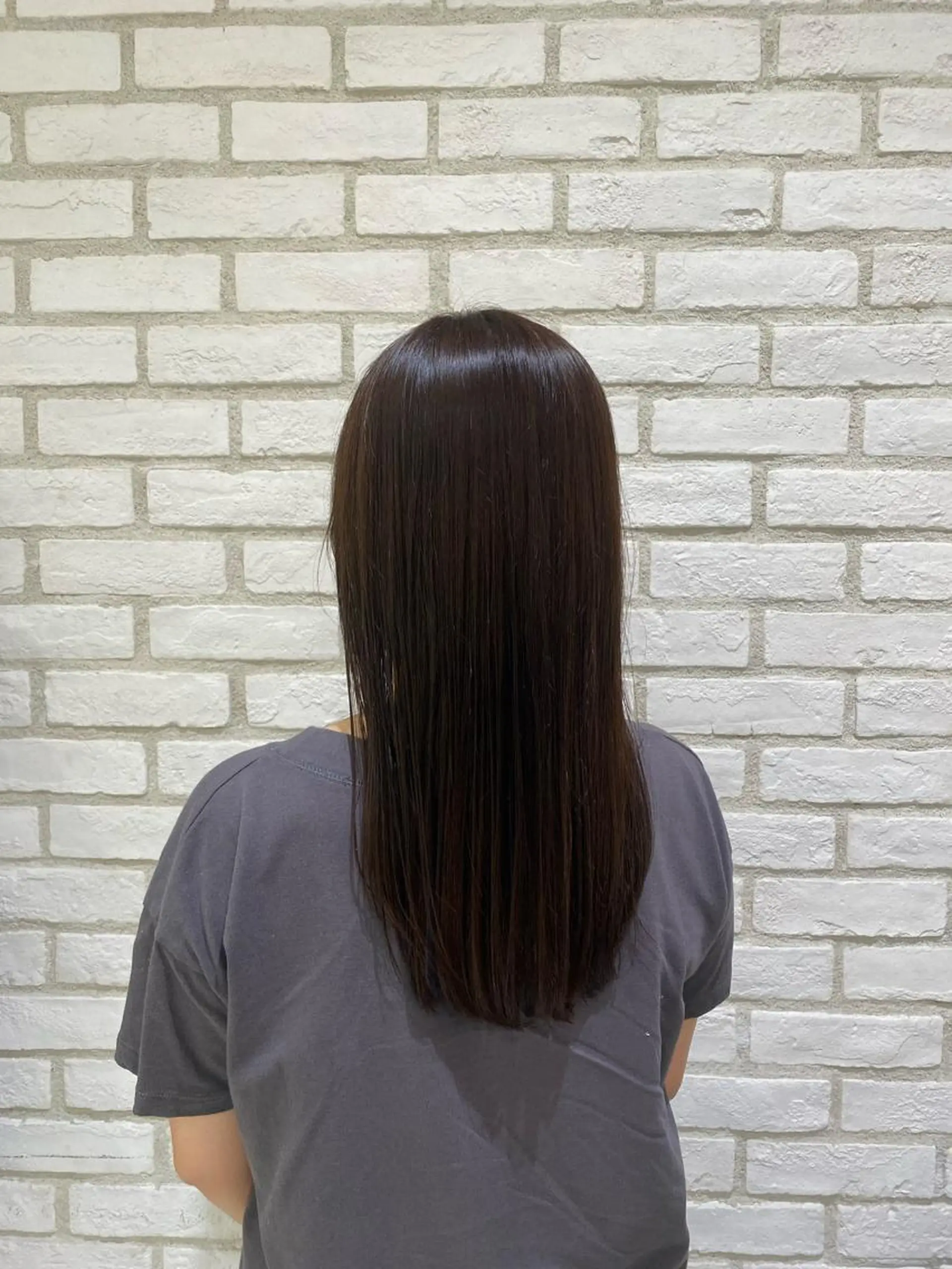 ロング 縮毛矯正 モデル募集中 松原京のヘアスタイル