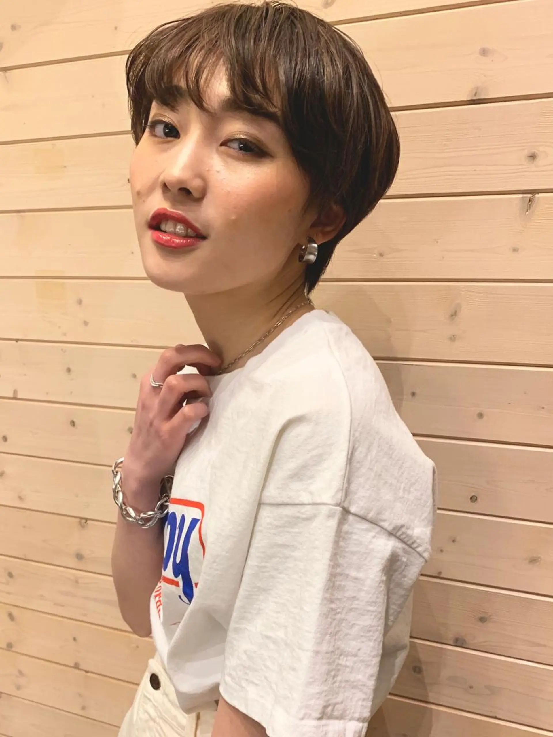 ショート カラー ショートヘア 安達 俊亮のヘアスタイル