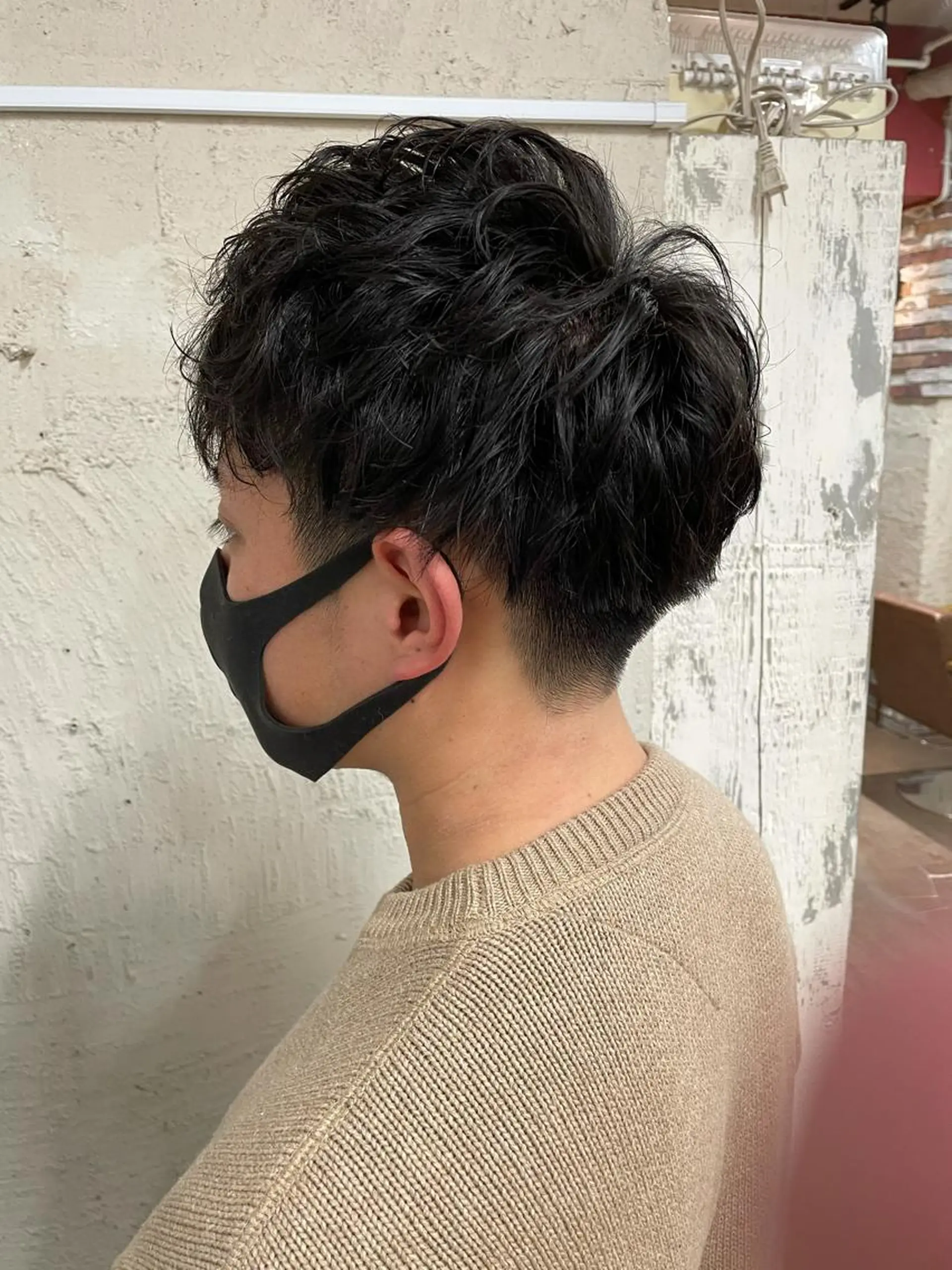 ショート メンズ メンズパーマ 桐原 竜也のヘアスタイル