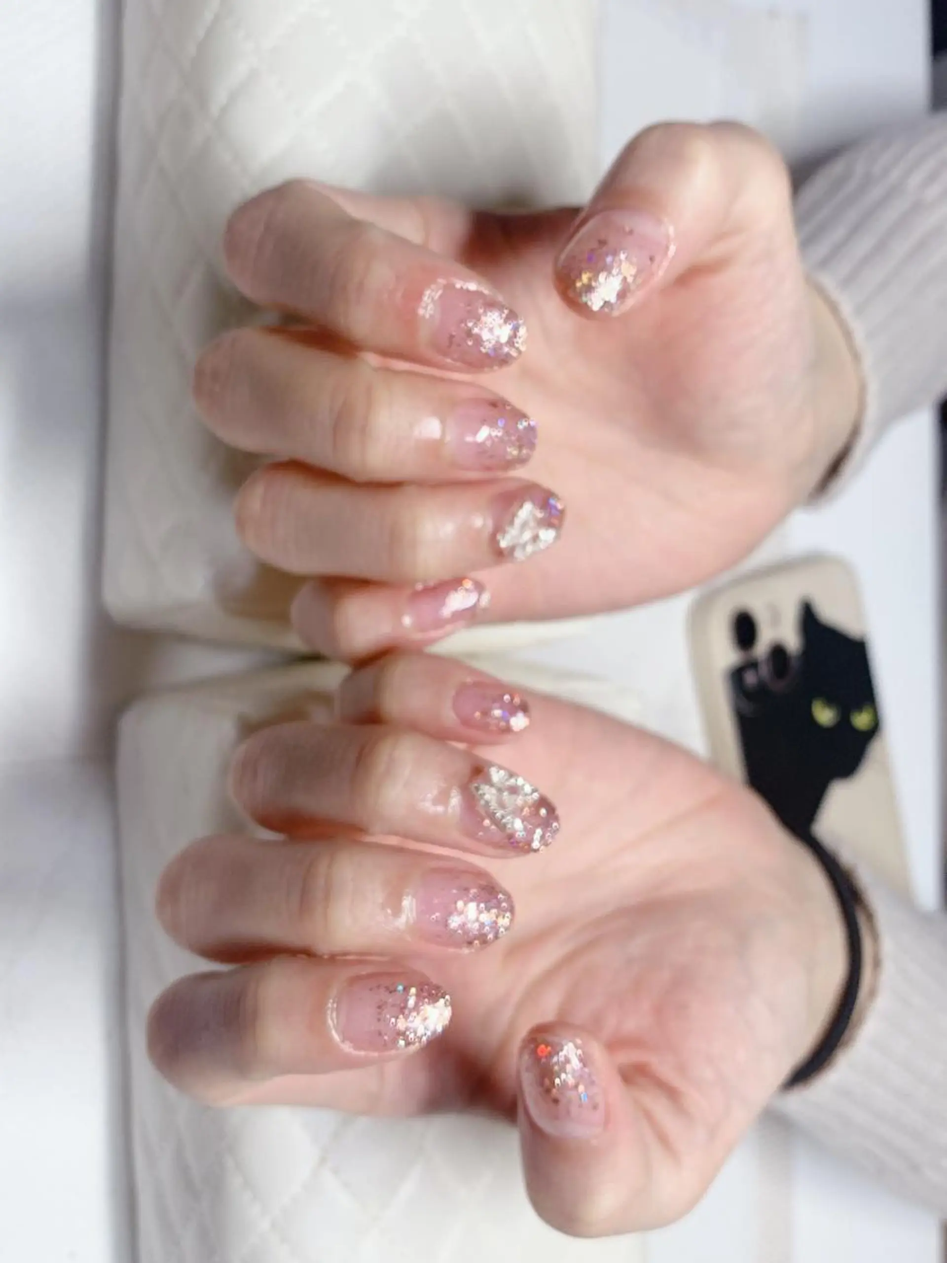 ネイル ラメ(グリッター) Aliceマツエク ＆ネイル3のマツエク・マツパデザイン