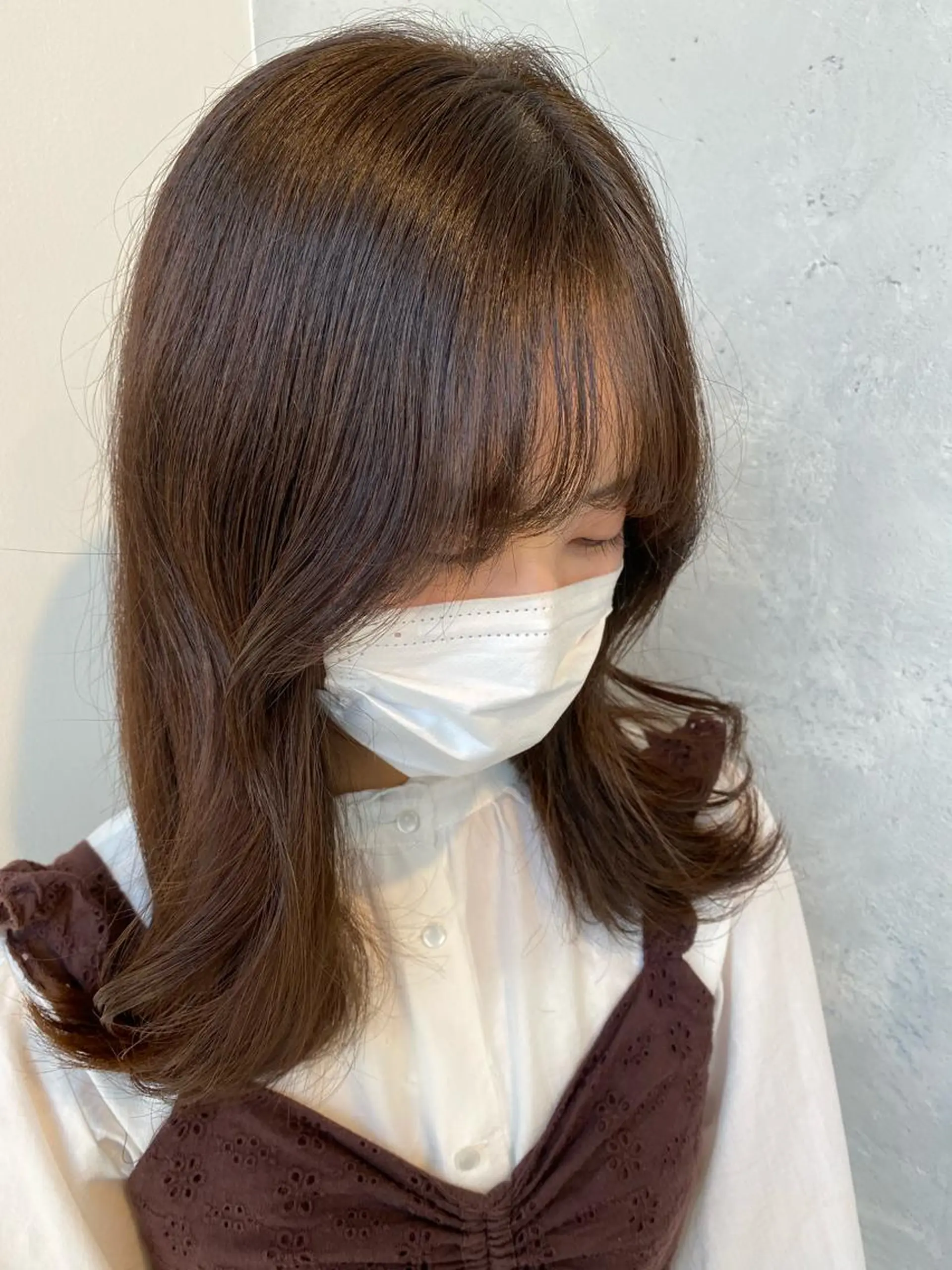 ロング カラー 【艶髪×韓国風】 毛流れ職人 RYOのヘアスタイル