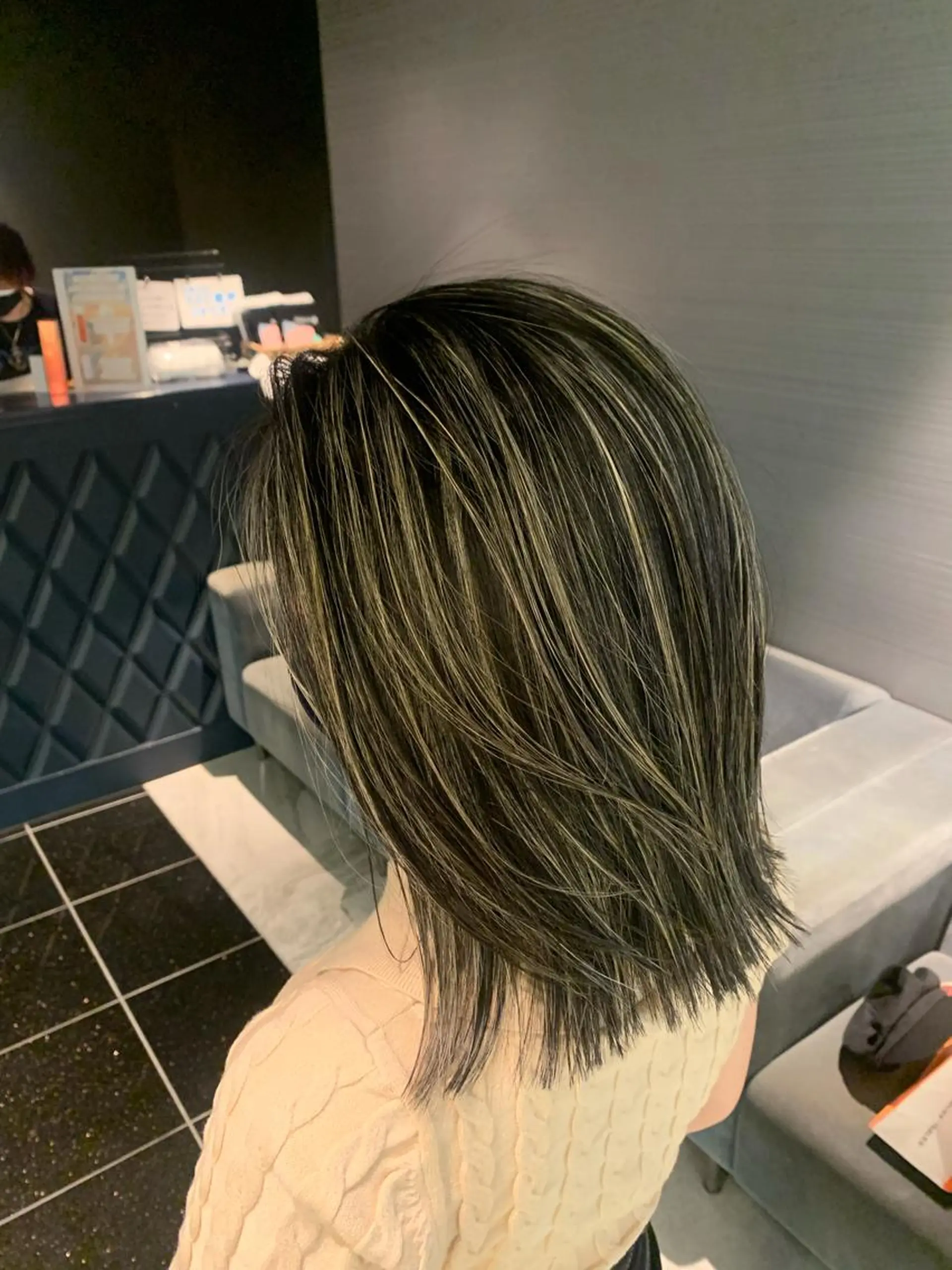 セミロング ハイライト メンズカット/ヘッド スパ/鈴木祐斗のヘアスタイル