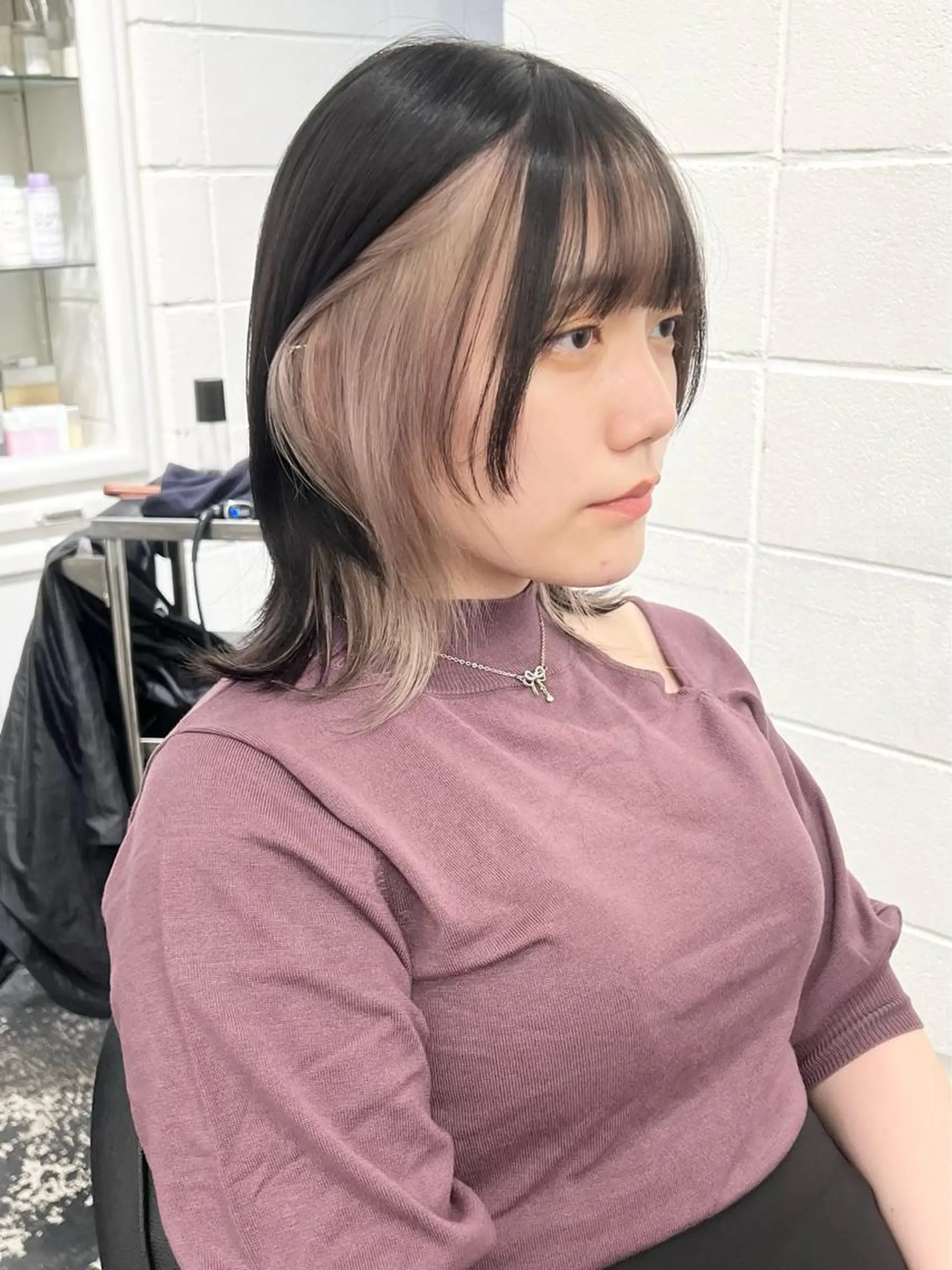 ミディアム カット ヘアカラー トリートメント HARU//原宿🤍 リピート率NO.1のヘアスタイル