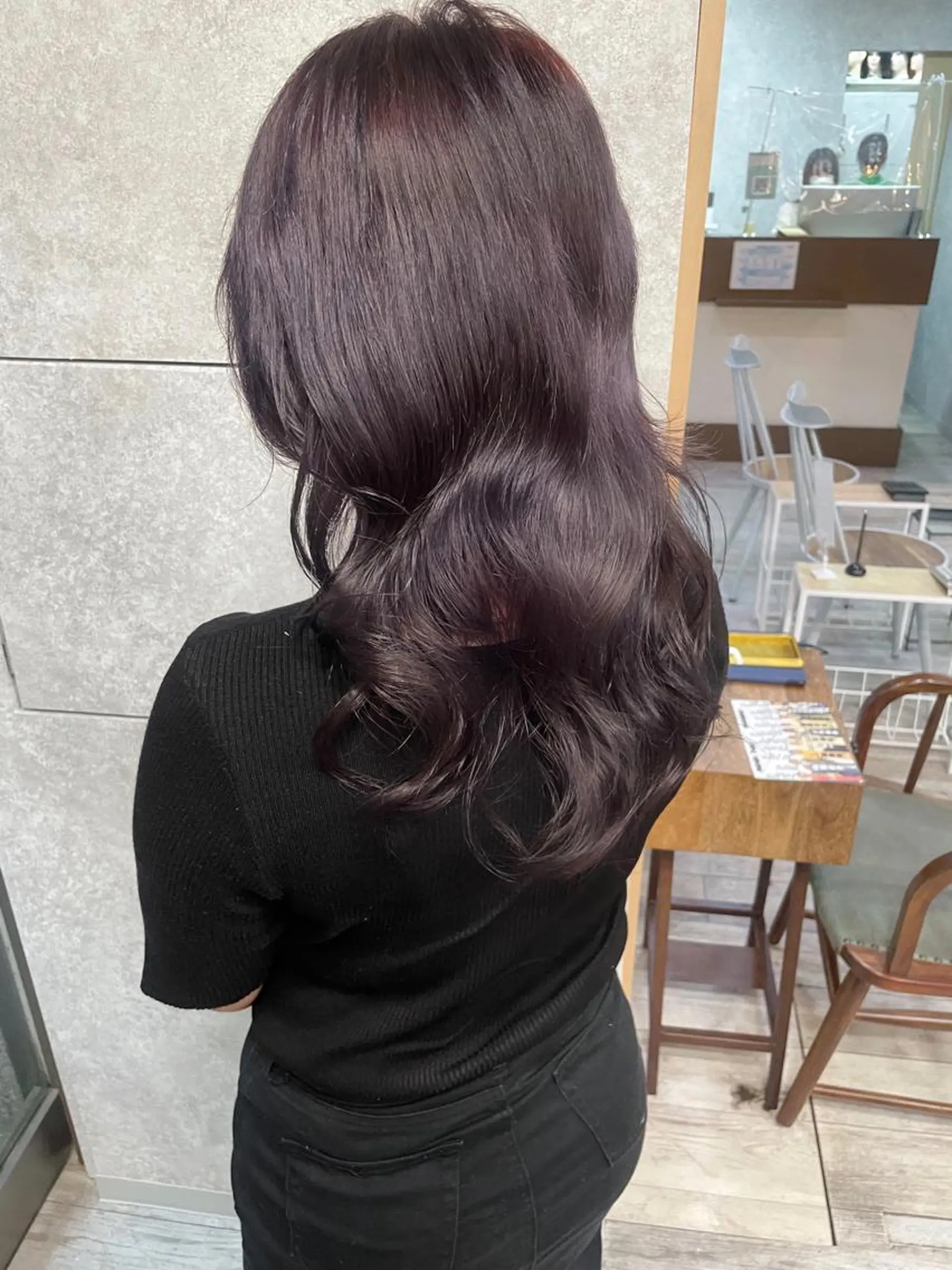 セミロング カラー ヘアカラー トリートメント レイヤー/高橋 みく /池下/千種のヘアスタイル