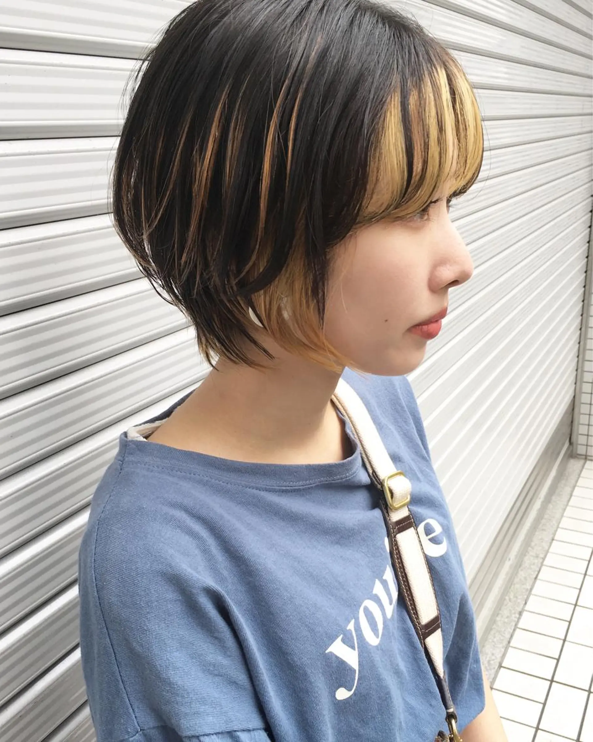 ショート カラー 🧡色落ちまで2度綺 麗なカラー🧡ヨシキのヘアスタイル