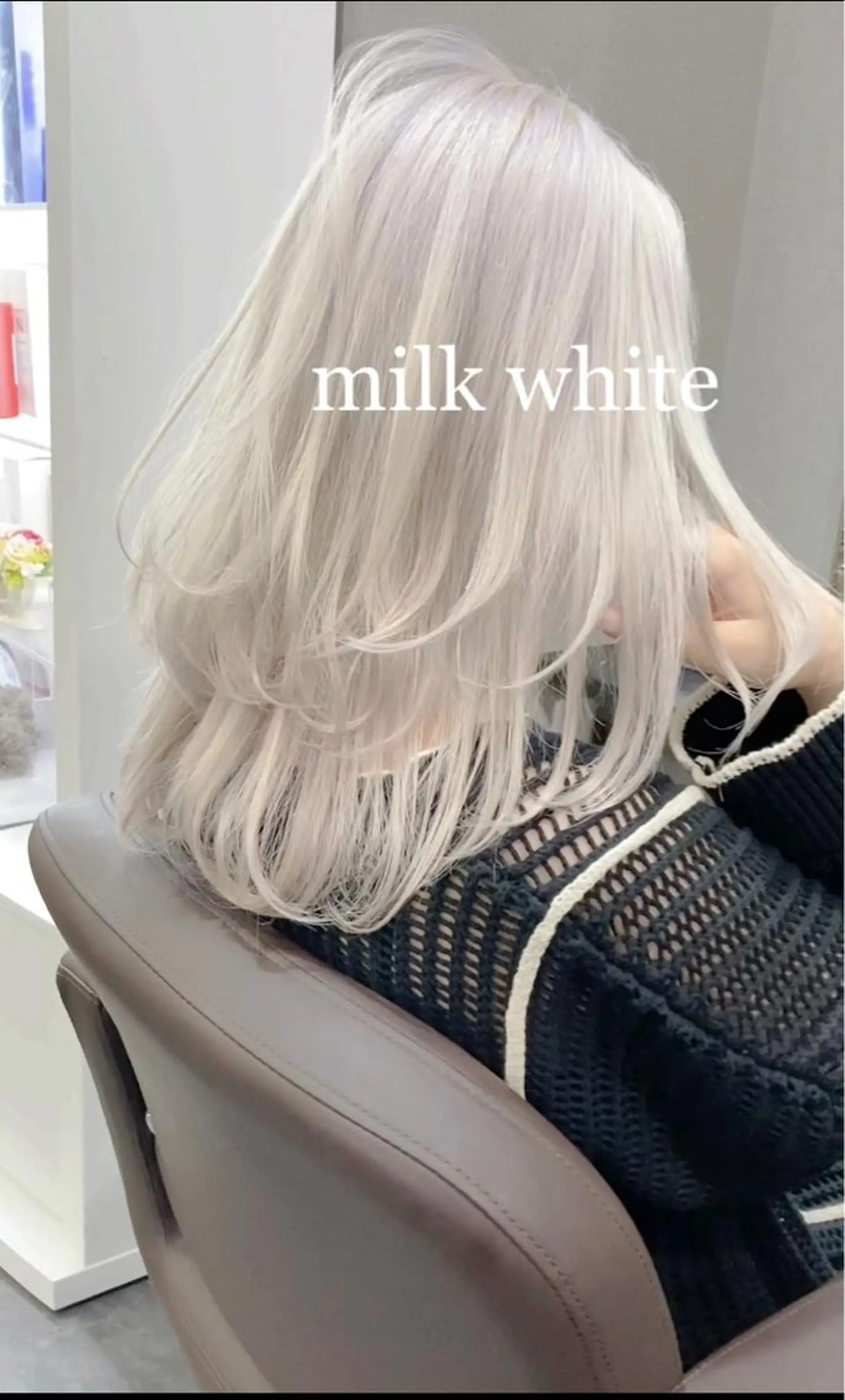 ミディアム カラー Selenehair 三条本店のヘアスタイル