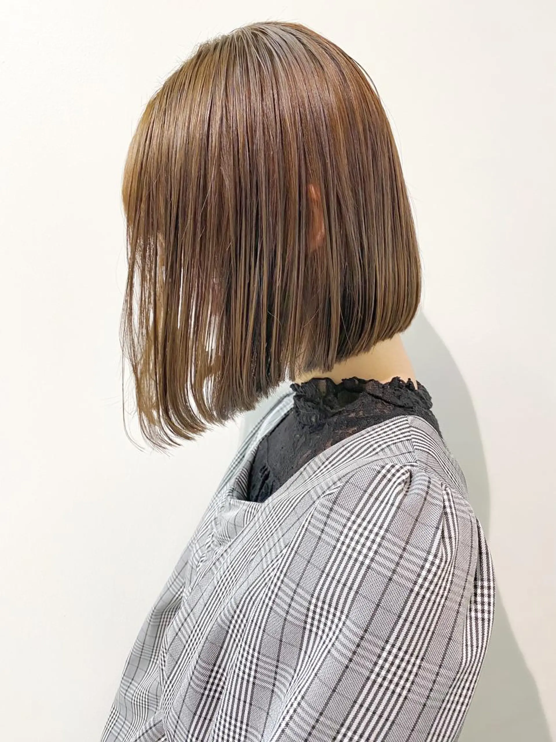 ショート カラー ボブ レイヤーボブ/ボブ 仲川和人のヘアスタイル