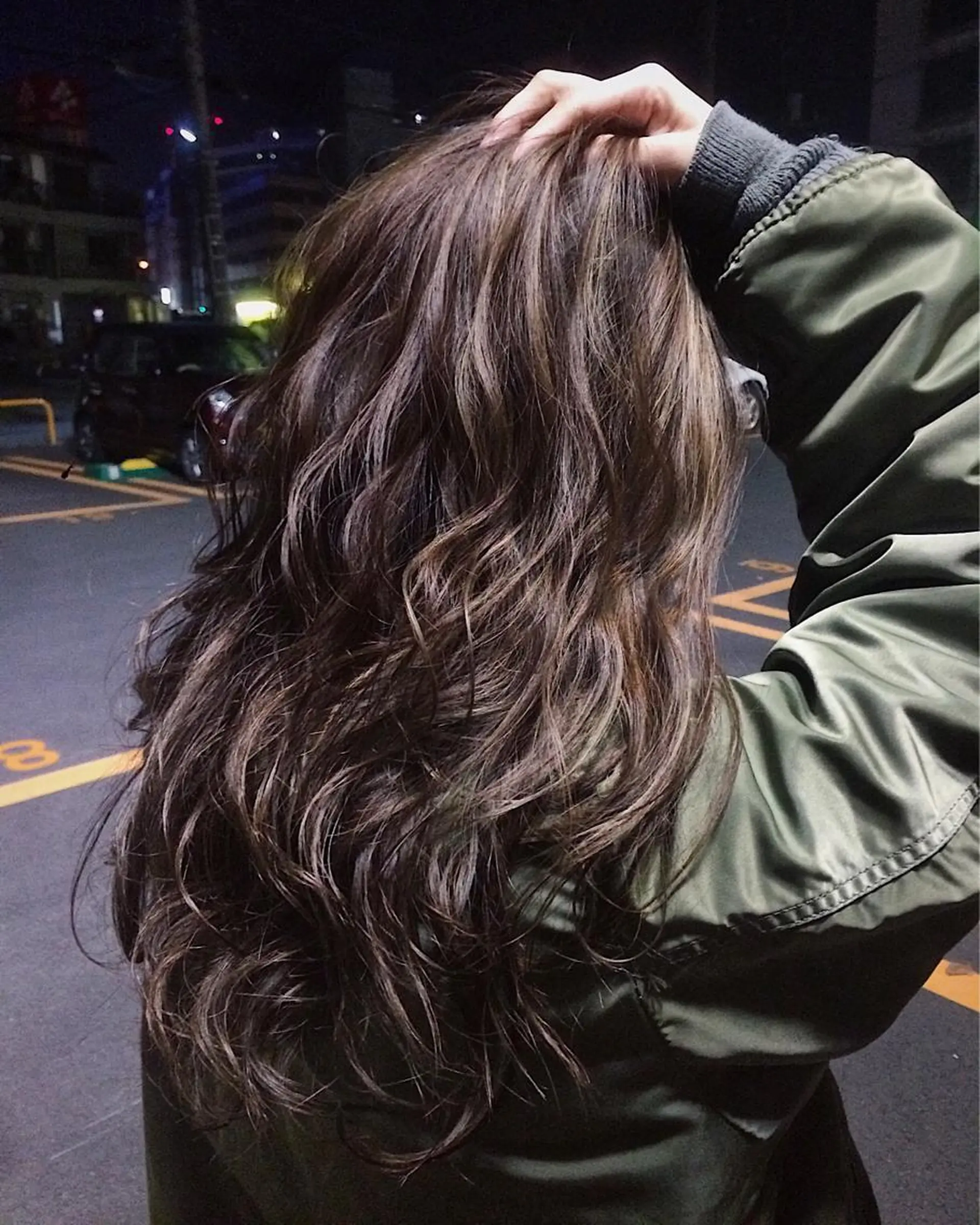 ロング カラー ヘアアレンジ ダブルカラー ハイライトカラー ハイライト 遠藤悠大/メンズ縮毛 /メンズカットのヘアスタイル