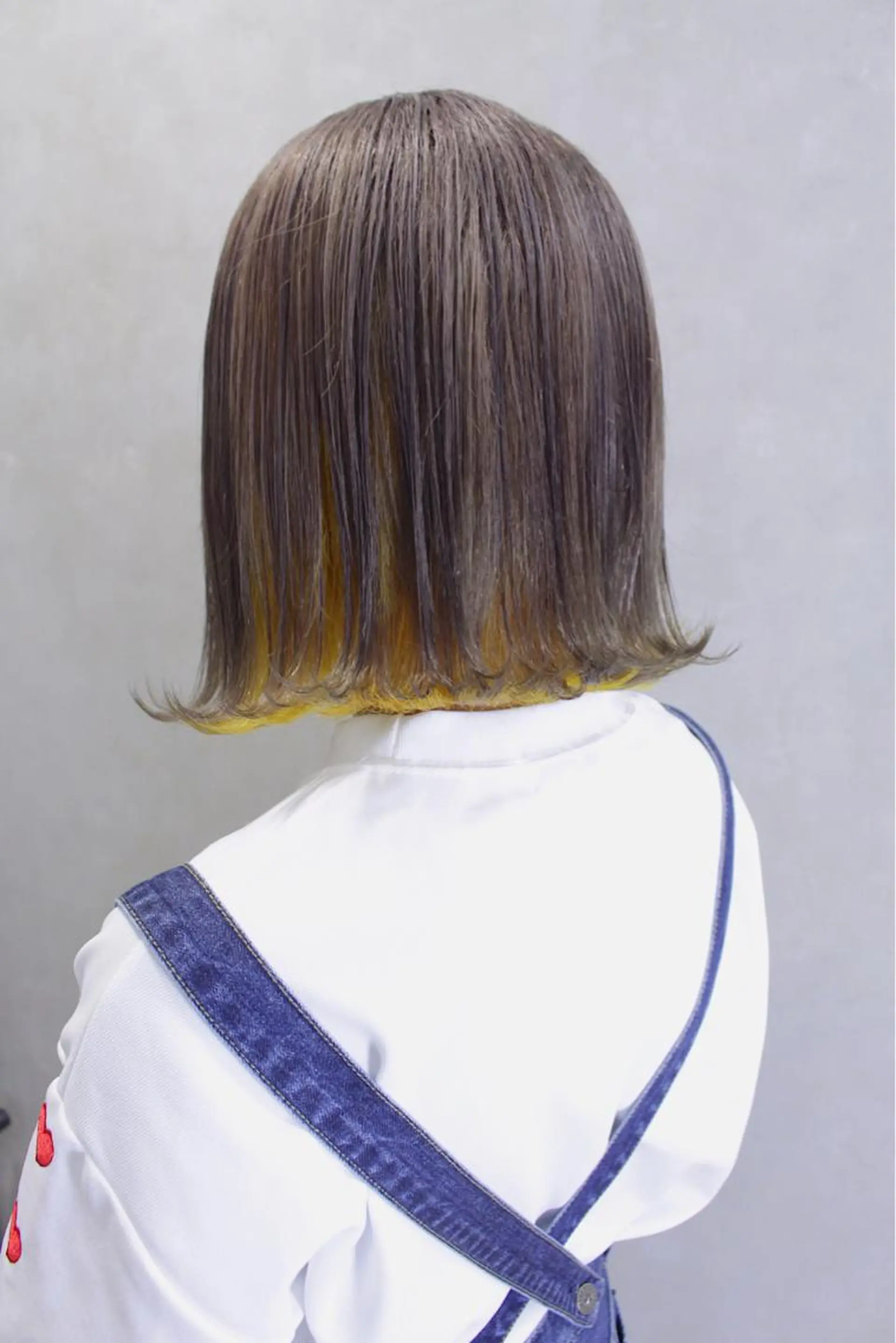 ショート カラー ヘアアレンジ インナーカラー イエローカラー ヘアカラー トリートメント lani ブリーチ /ダブルカラーのヘアスタイル
