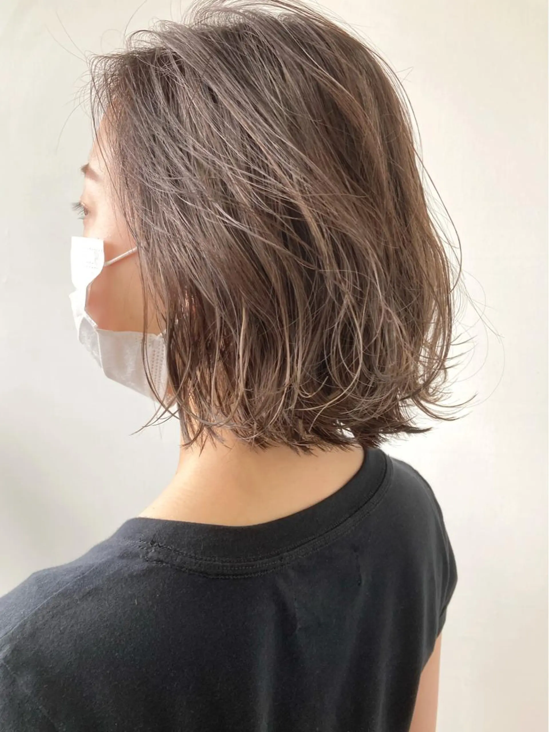 ショート ボブ ハイライト ヘアカラー カラーリスト菅野 竜矢🌈のヘアスタイル