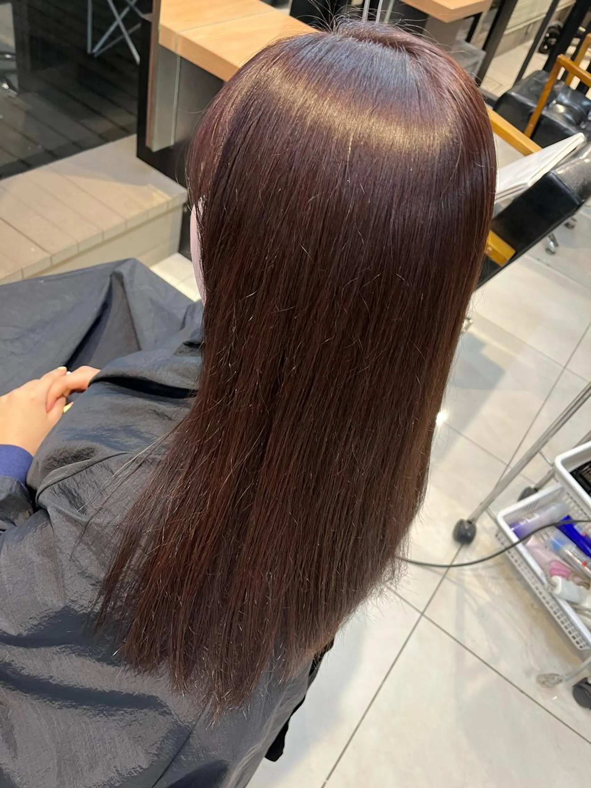 ロング カラー キッズ ネイル マツエク・マツパ アイブロウ 透明感カラー🤎 ゆりのヘアスタイル