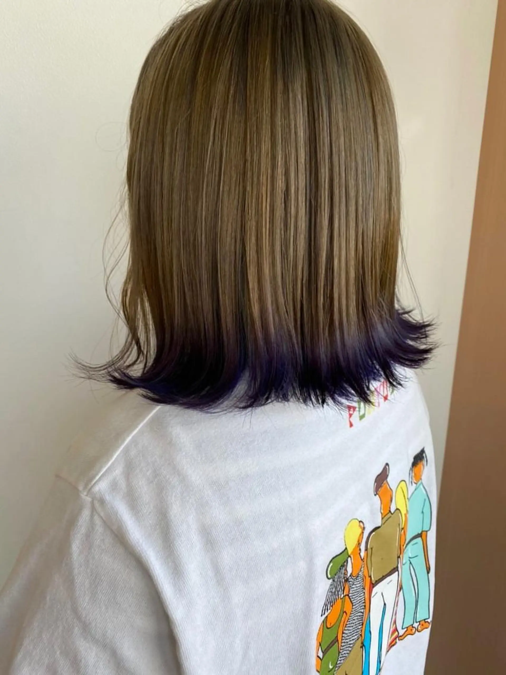 ミディアム カラー バイオレットカラー ヘアカラー トリートメント karen ☺︎のヘアスタイル