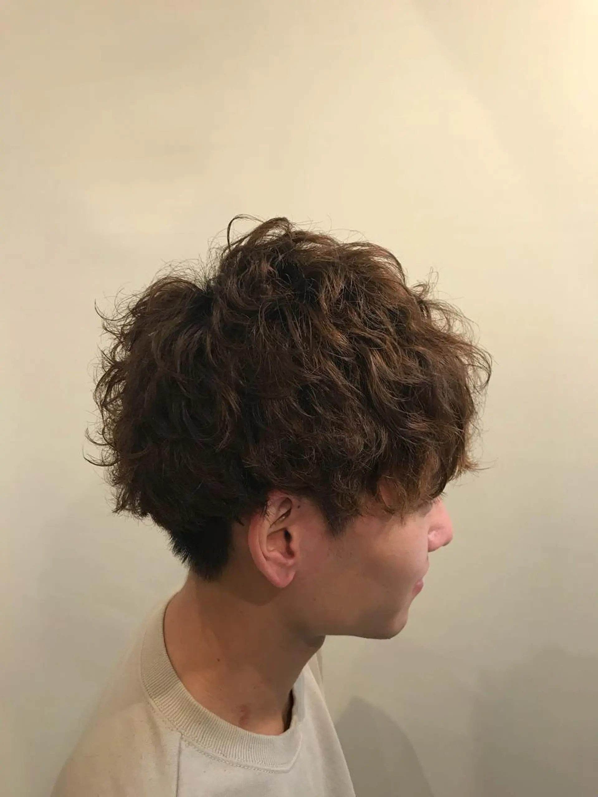 ショート パーマ 平尾 拓也のヘアスタイル