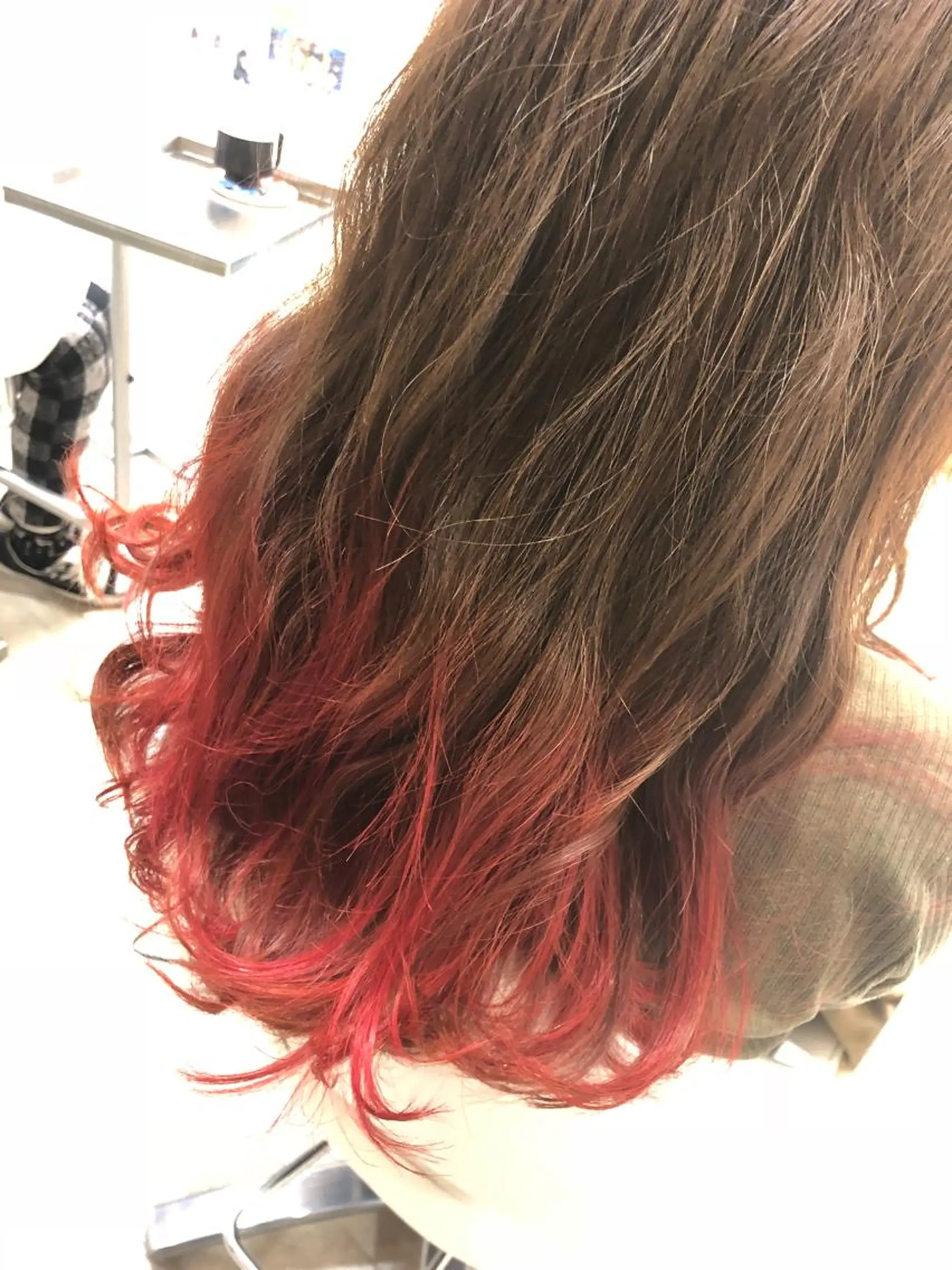 ロング ヘアカラー トリートメント 松佐 ゆかりのヘアスタイル