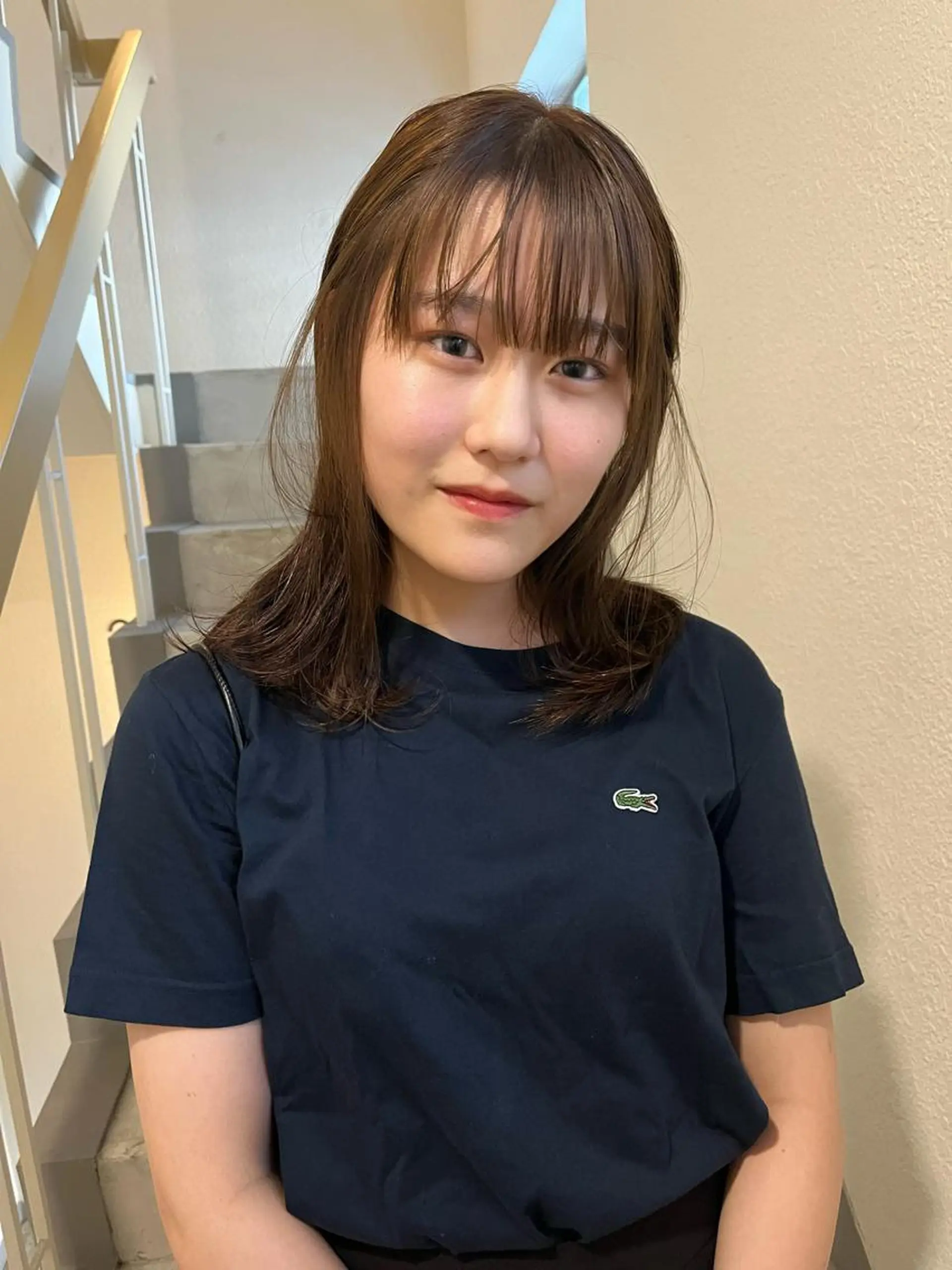 ミディアム カラー SIKI yuuna レイヤーカット🪽のヘアスタイル