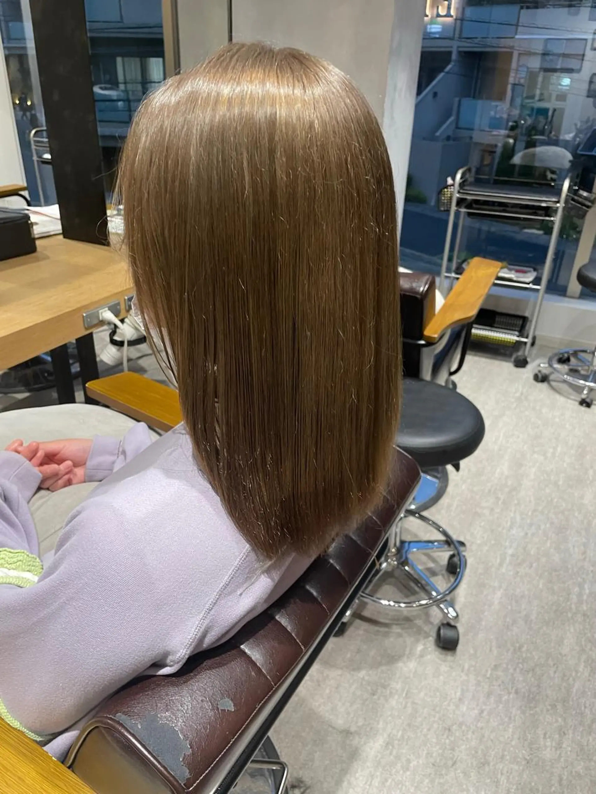 ミディアム カラー ヘアカラー トリートメント 川崎のカラー職人🥣 kentaのヘアスタイル