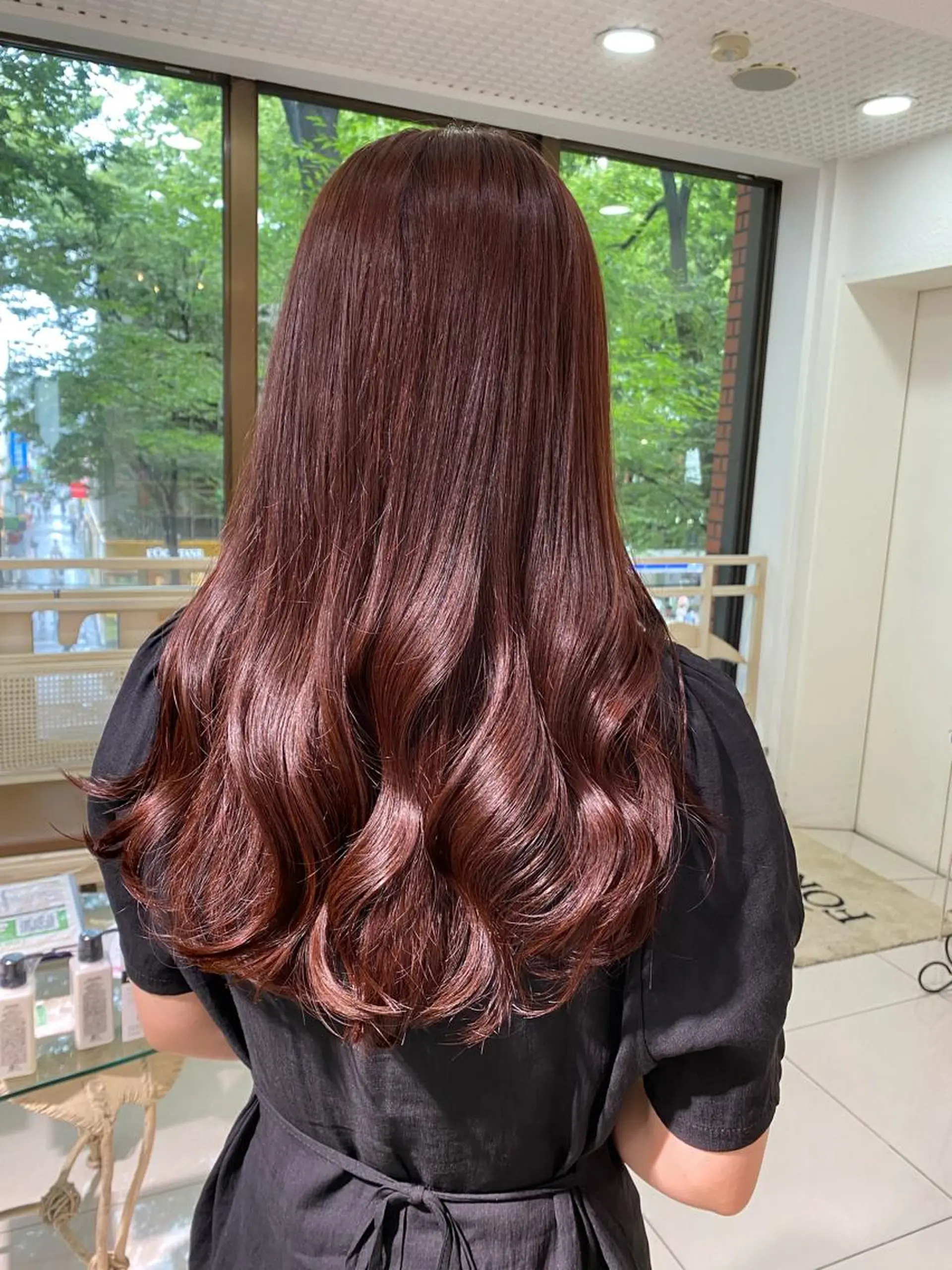 ロング カラー ヘアアレンジ 透明感カラー 古山 結季🌙🖤のヘアスタイル