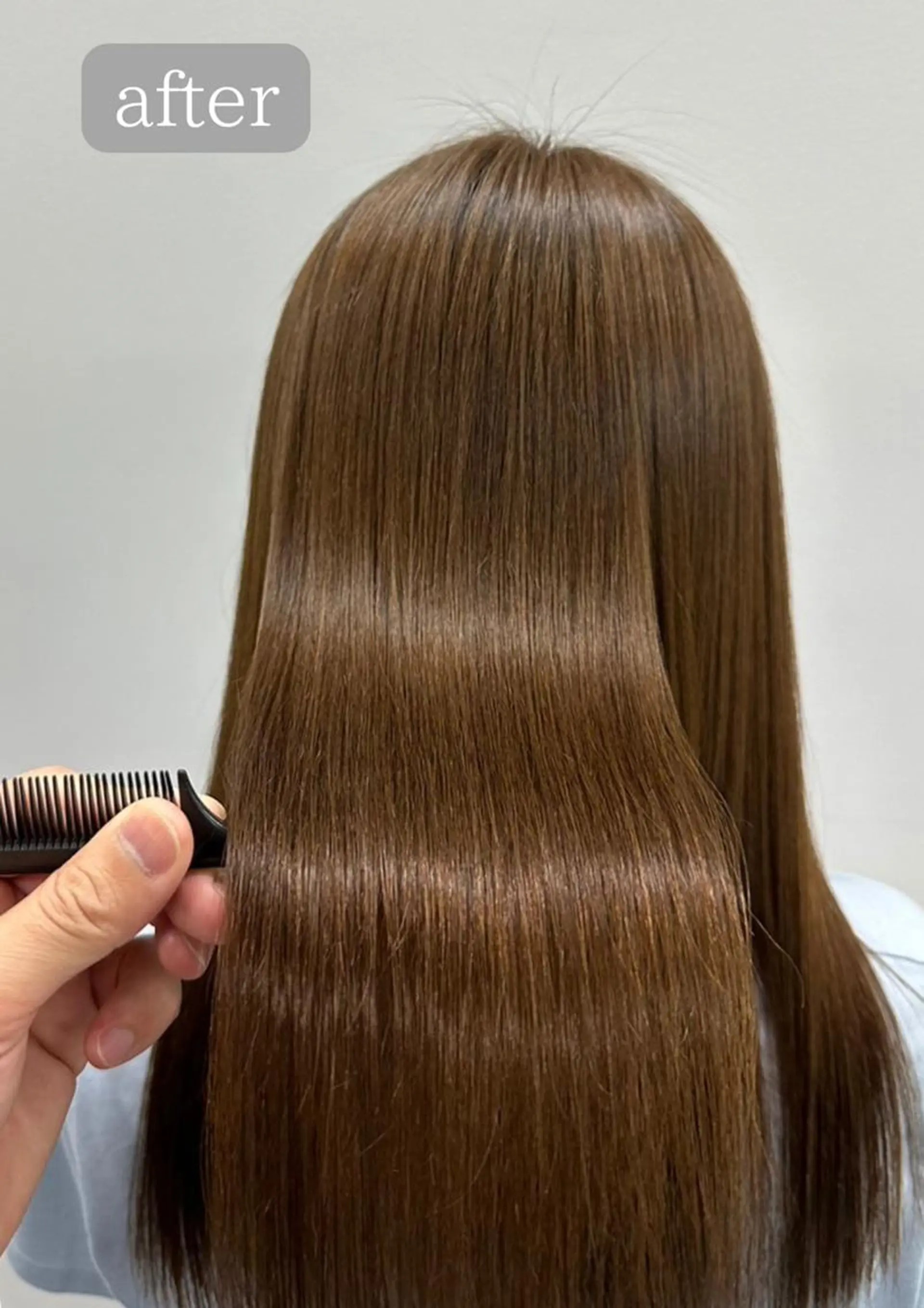 ロング 縮毛矯正 【北生駒】大型P有り Ainaのヘアスタイル