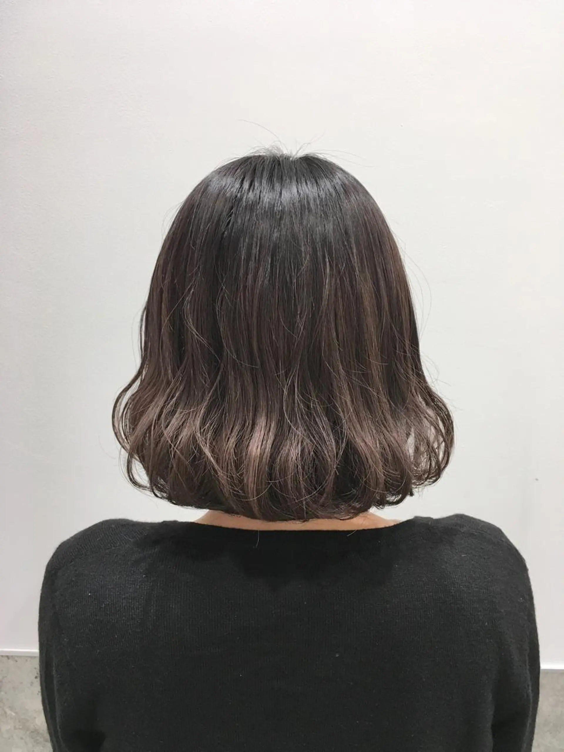 ショート カラー アッシュ バイオレットカラー バイオレットアッシュ ヘアカラー トリートメント ヘアセット yoshi ☆のヘアスタイル