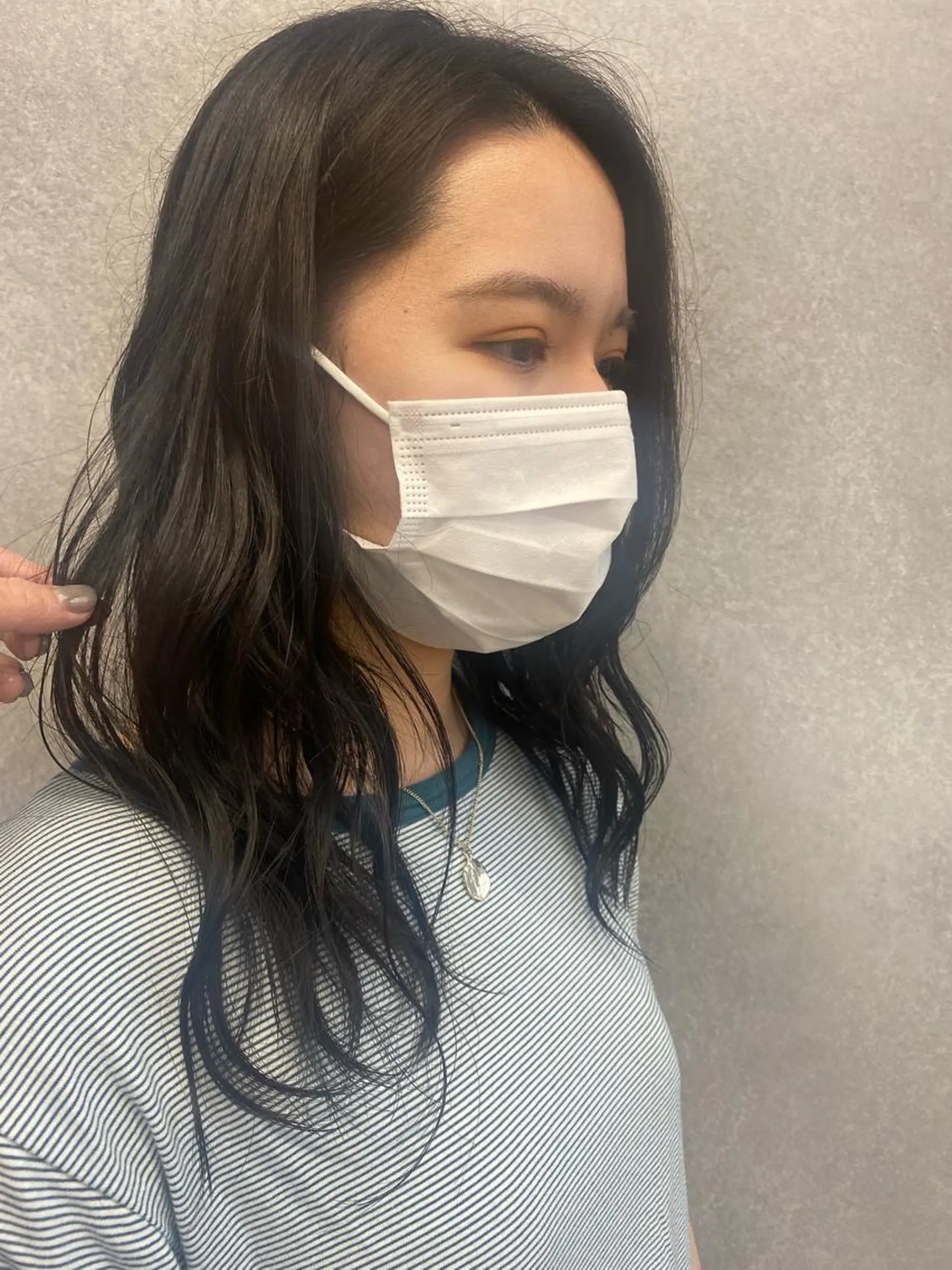 セミロング 立野 希沙のヘアスタイル