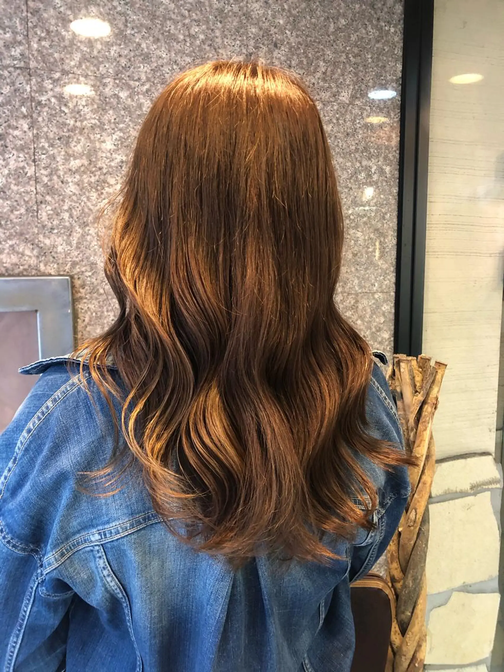 セミロング ヘアカラー トリートメント ボブ/縮毛矯正/ レイヤー/塚田のヘアスタイル