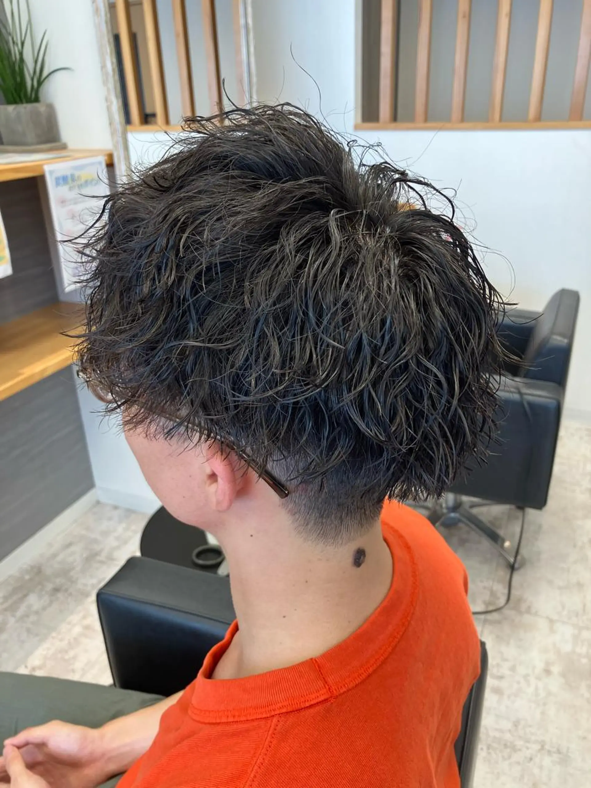 パーマ メンズ カット パーマ メンズ特化/パーマ/ フェードWATARUのヘアスタイル