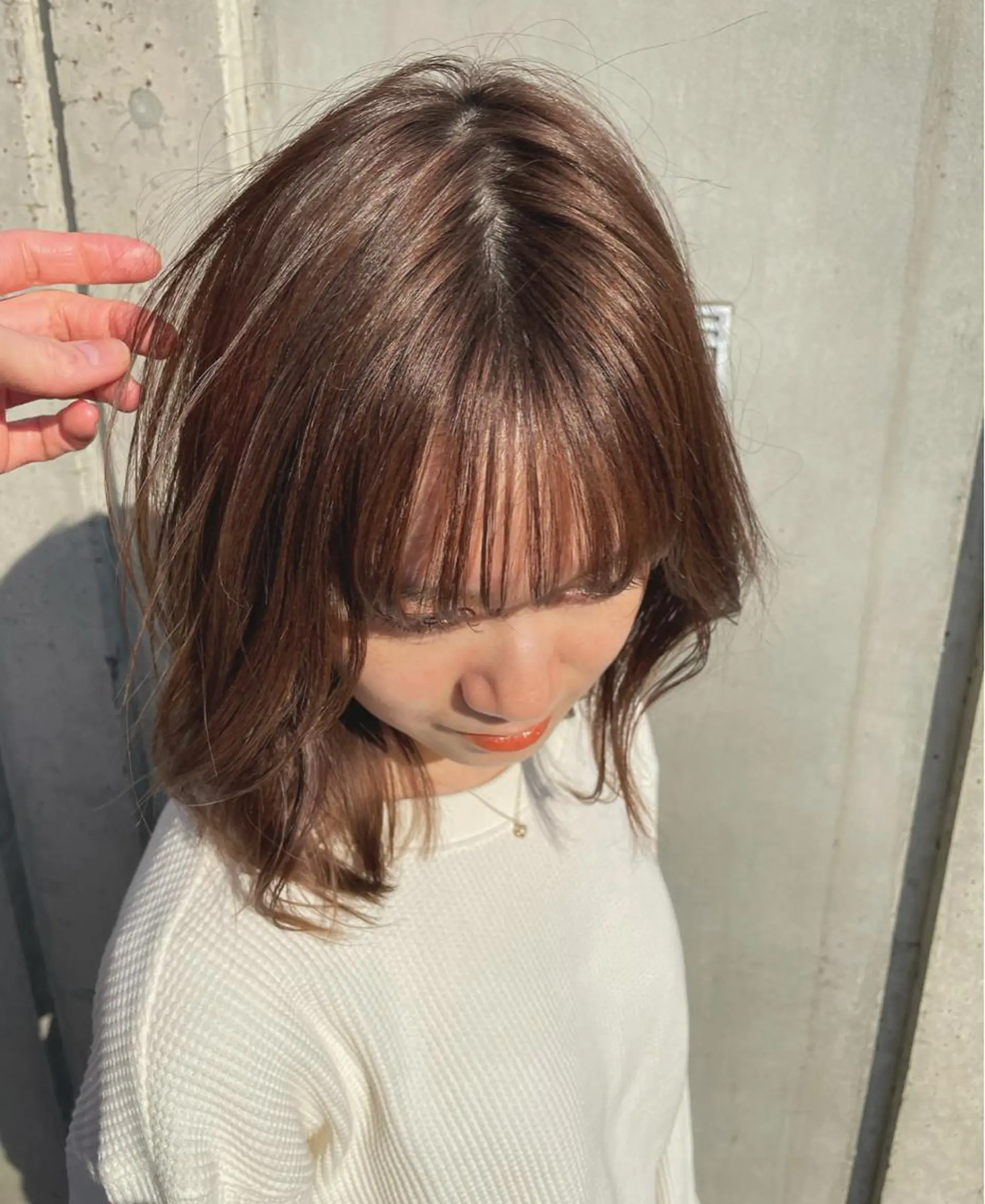 ミディアム 矢口 嵩人のヘアスタイル