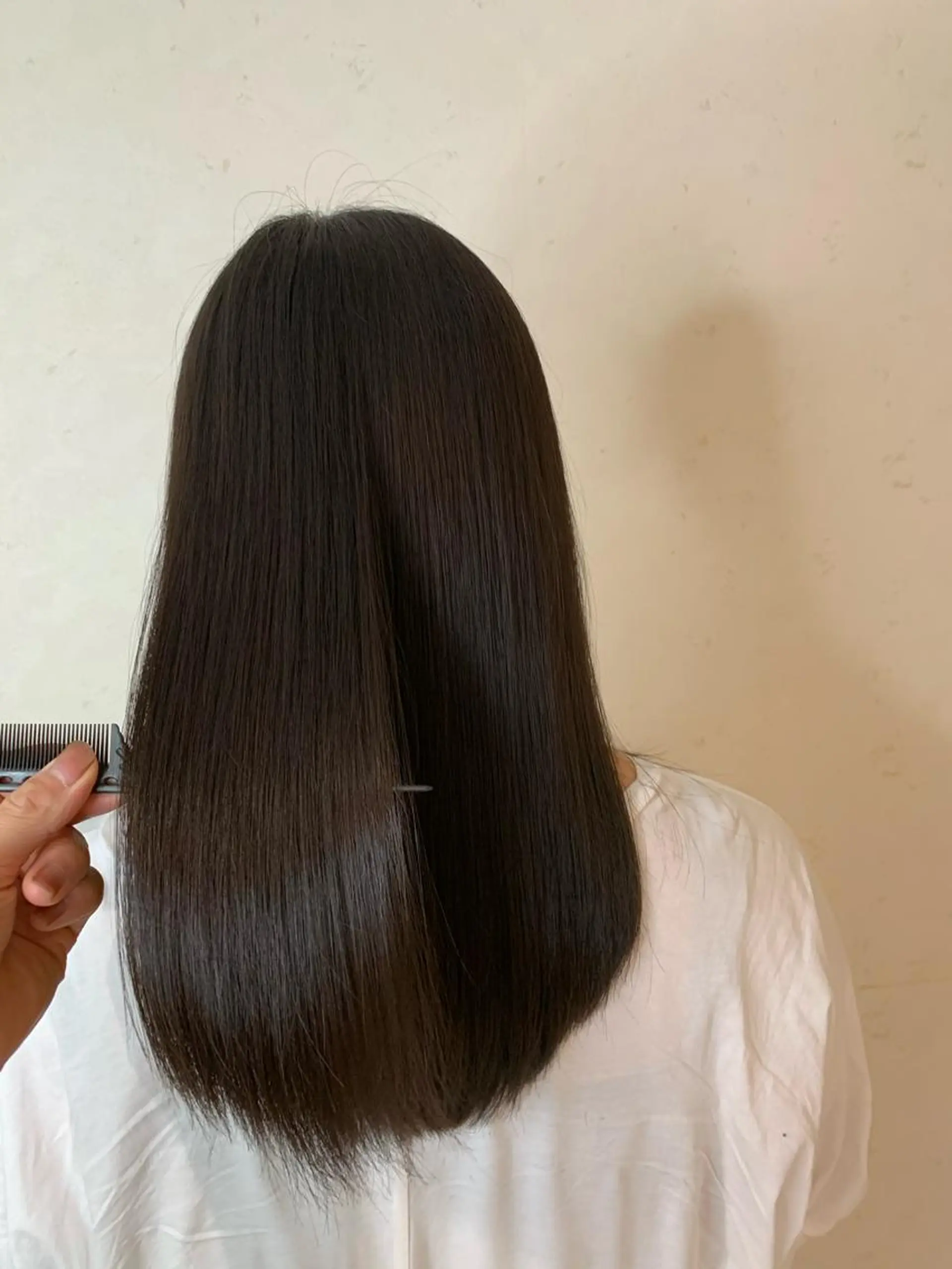 ロング 小島嵩人 縮毛矯正 髪質改善のヘアスタイル