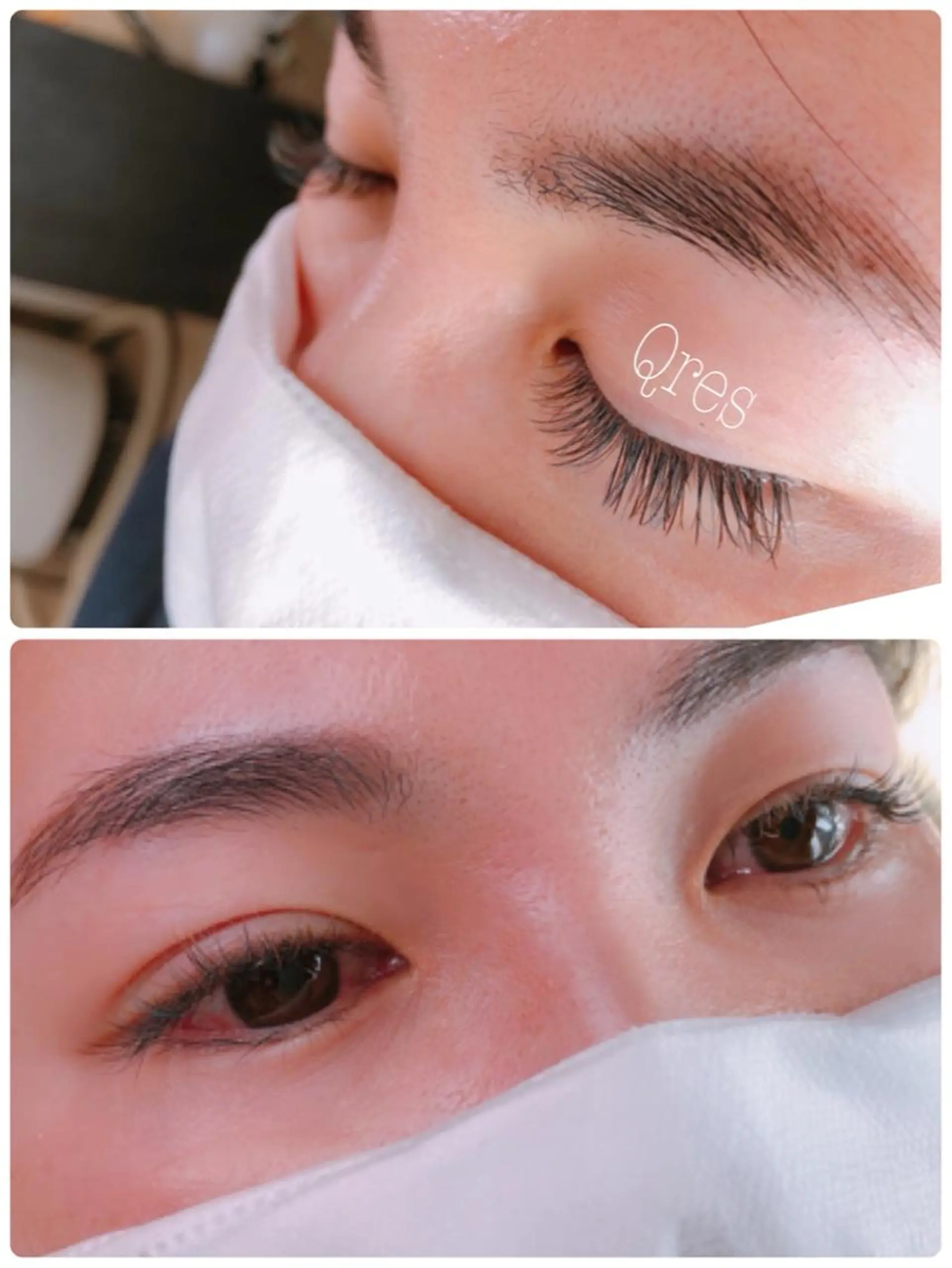 マツエク・マツパ Qres Ayuminのマツエク・マツパデザイン