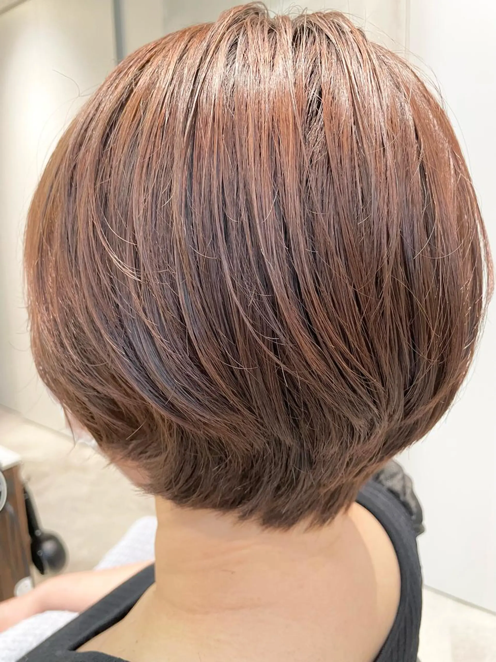 ショート ✨透明感カラー✨ ✨小顔カット✨山木のヘアスタイル