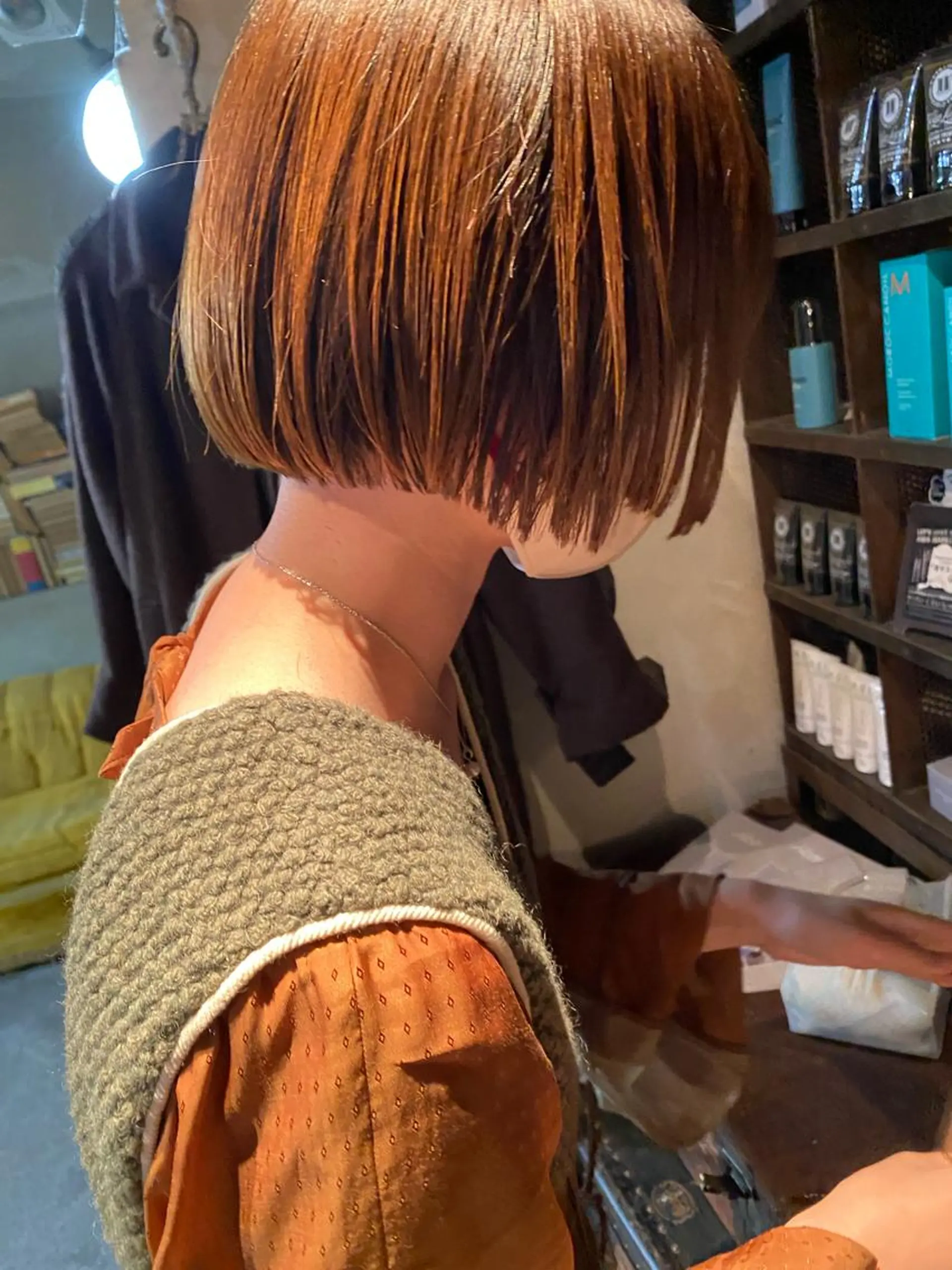 ショート カラー ボブ お任せヘア☘️☘️ 及川渚のヘアスタイル