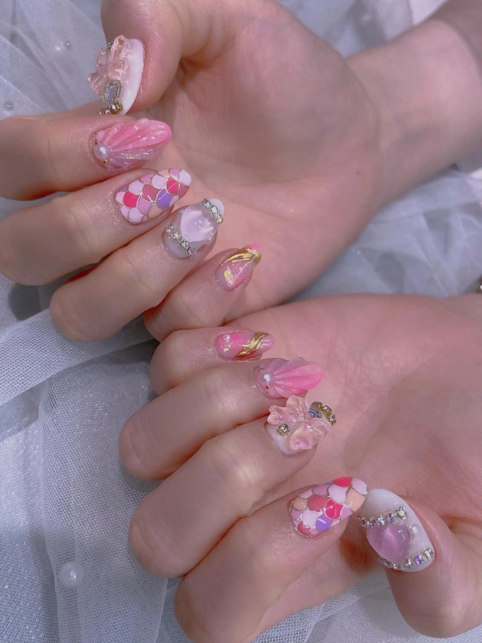 ネイル 長さだし専門店 M2　rikaのネイルデザイン