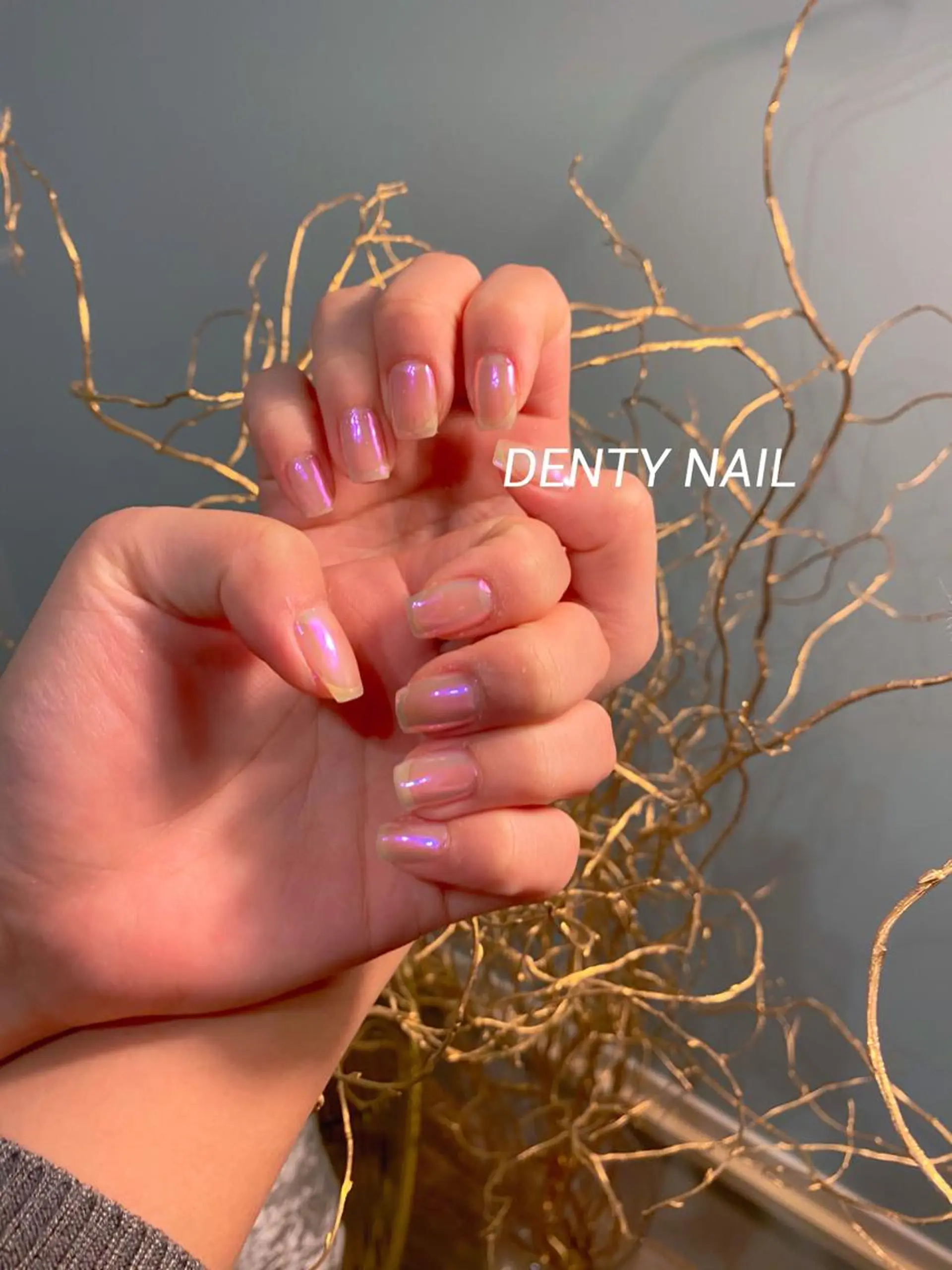 ネイル オーロラネイル 成人式 DENTY NAIL -ArtRoom-のネイルデザイン