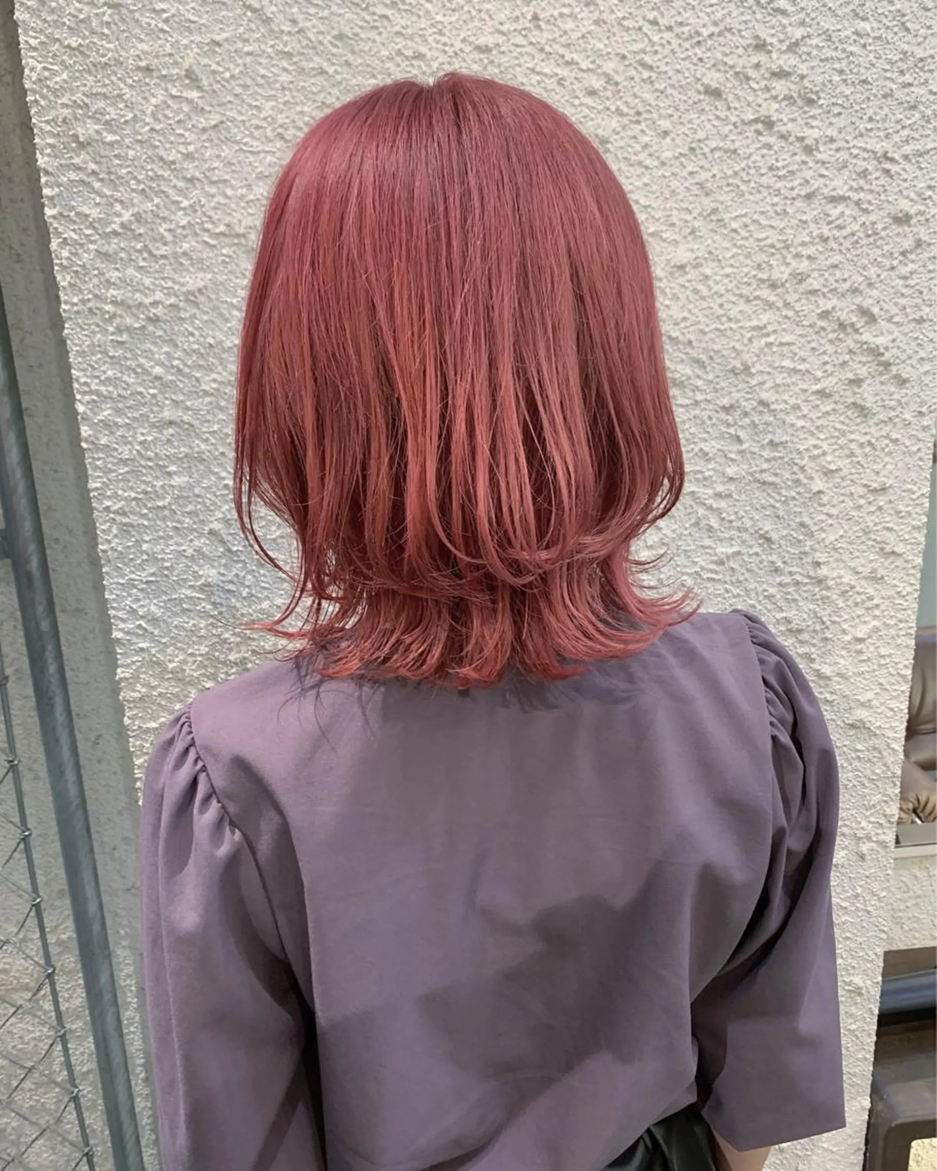 ショート ブリーチ/ウルフ ハッシュカット/石山のヘアスタイル