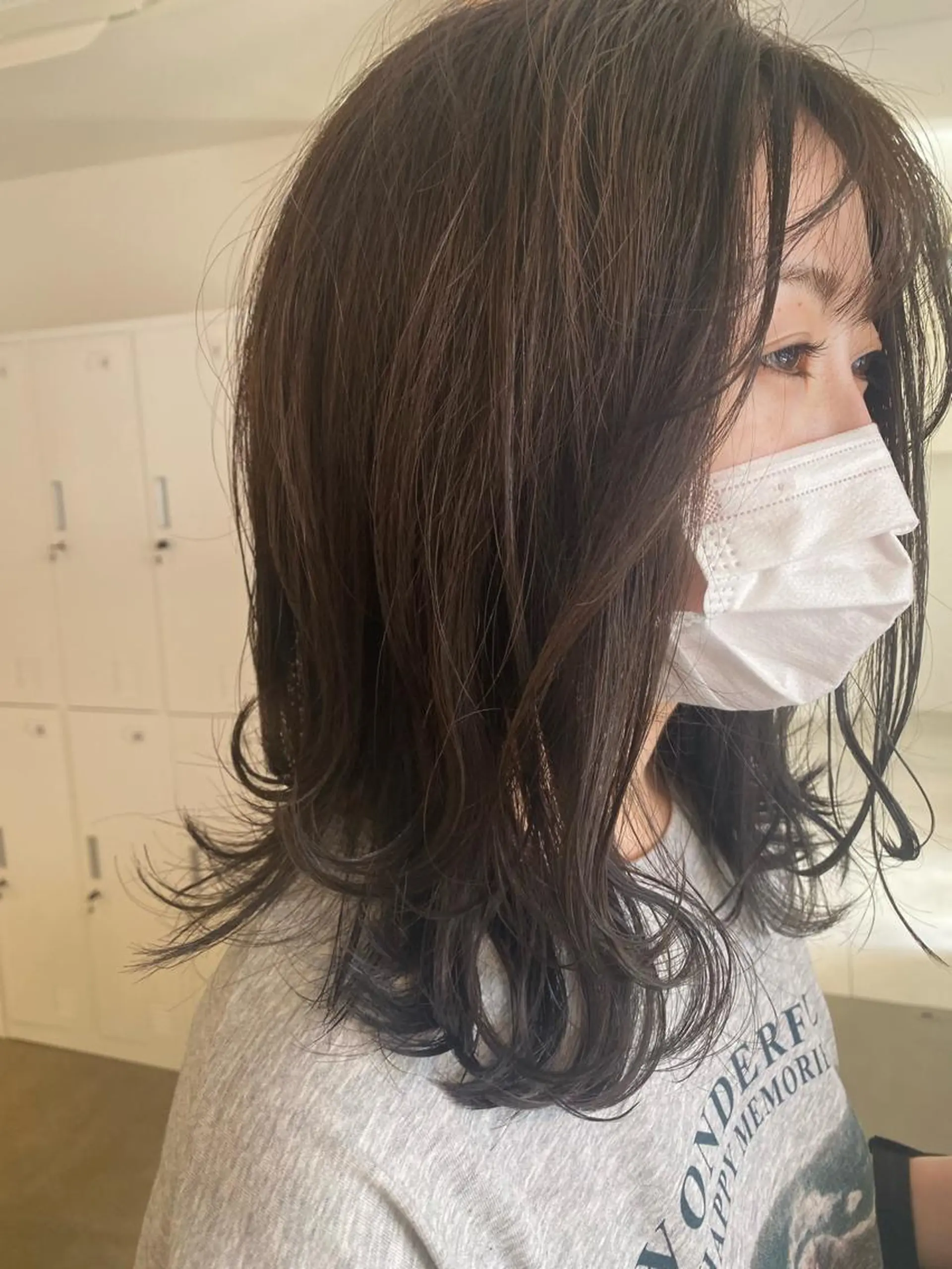 ミディアム I nagiのヘアスタイル