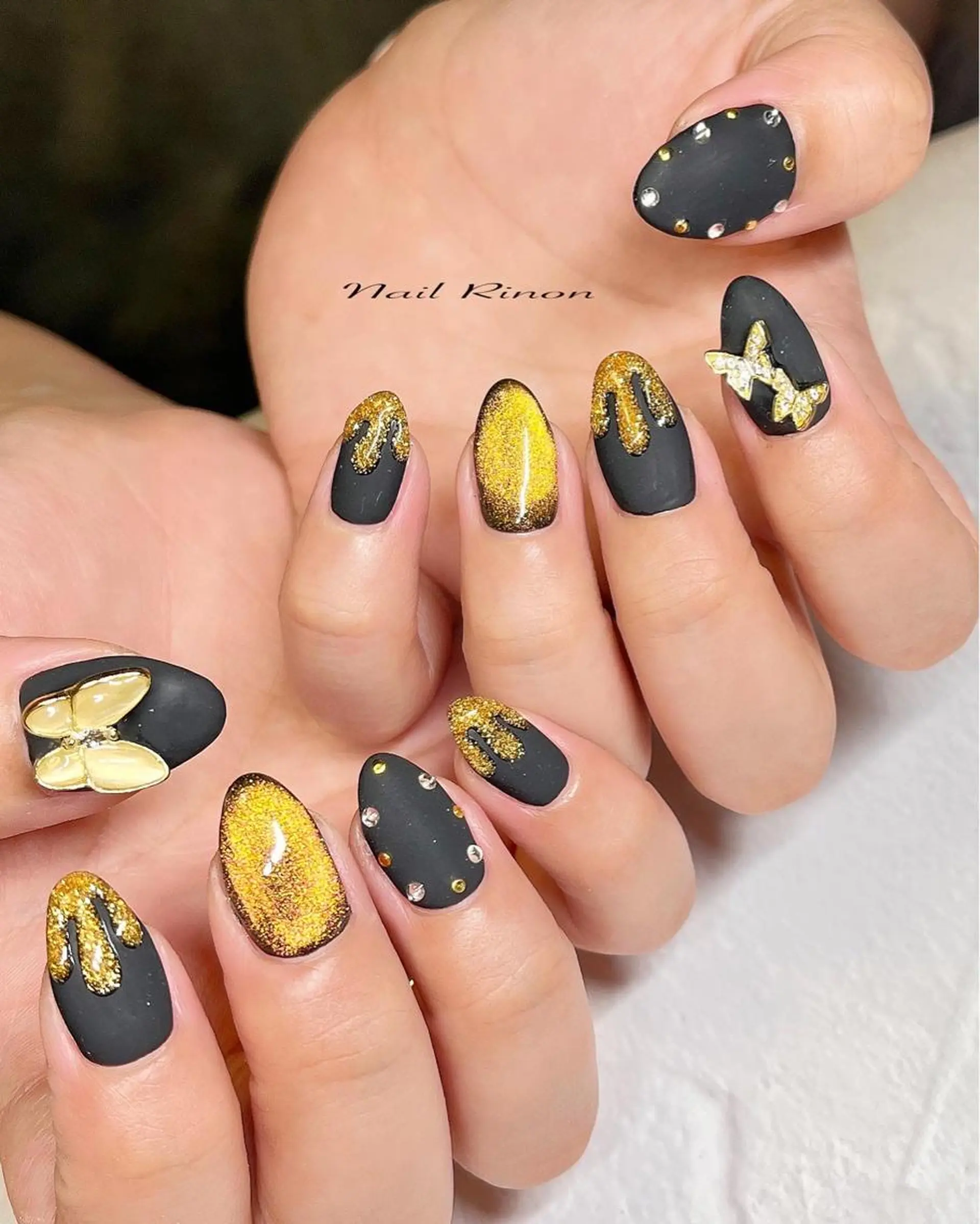 ネイル マットネイル ハンドネイル Nail Rinonのネイルデザイン