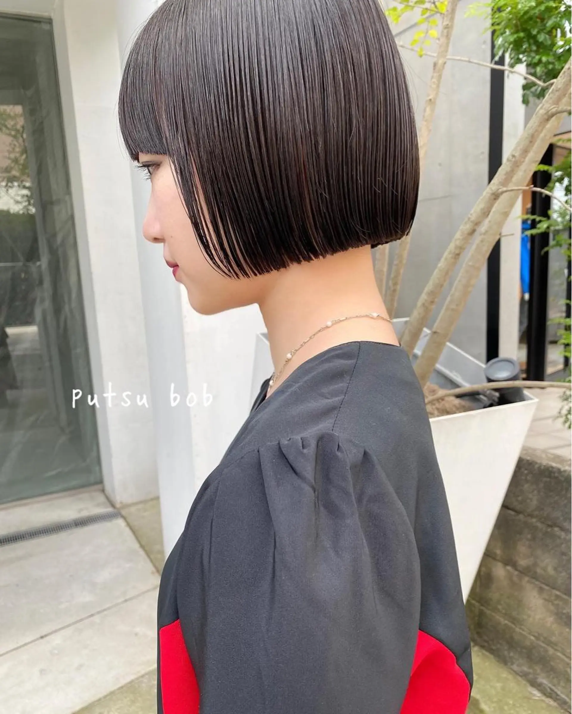 ショート 切りっぱなしボブ ボブ カット トリートメント 似合わせレディース/ メンズ/あゆかのヘアスタイル