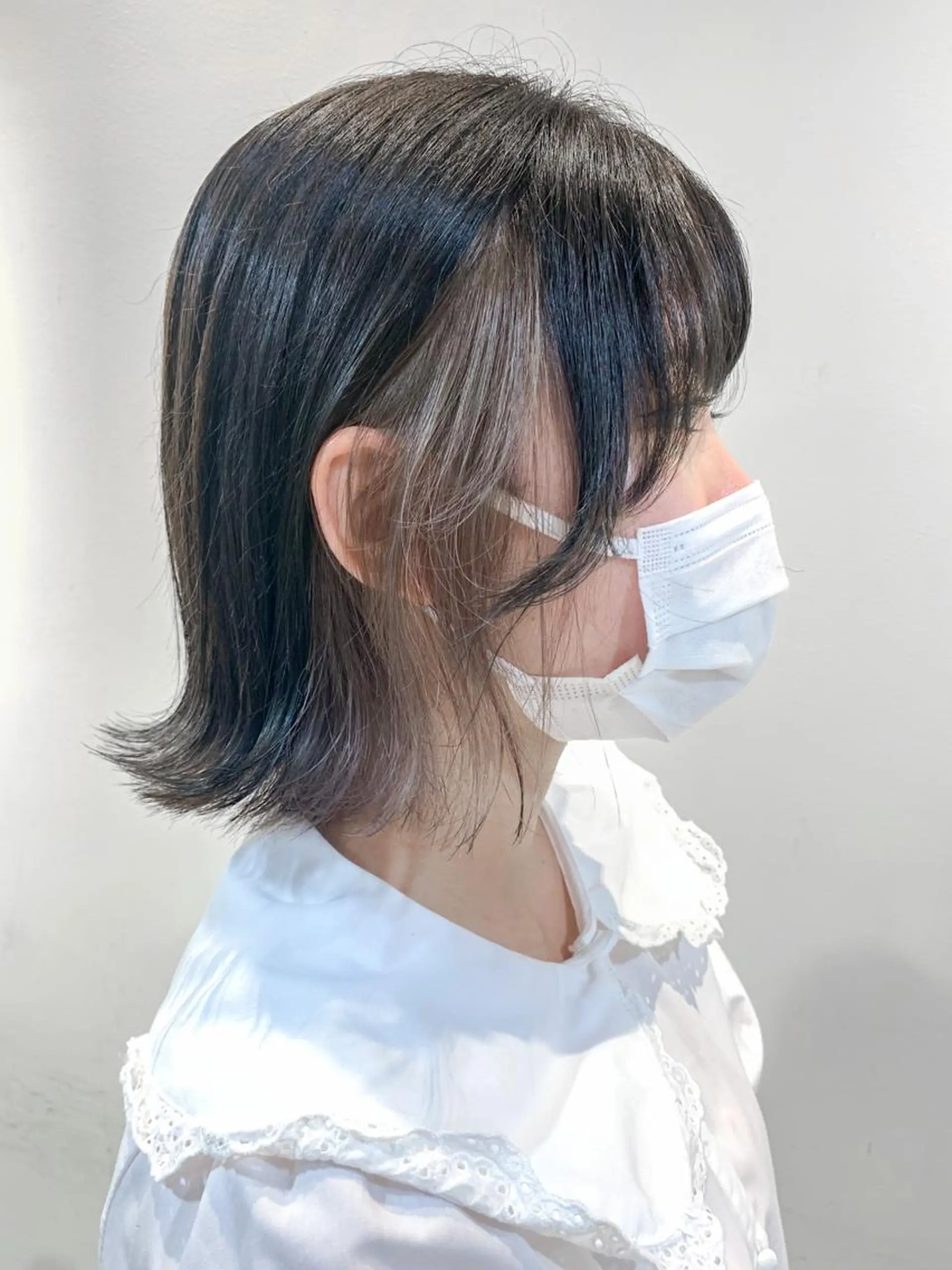 ミディアム カラー ヘアアレンジ ヘアカラー トリートメント yuka .のヘアスタイル