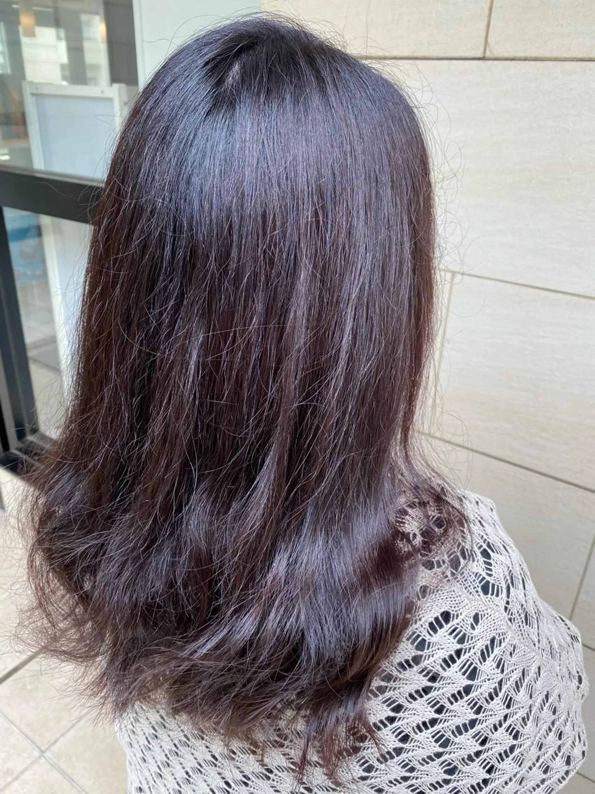 ロング カラー グレージュ モカグレージュ 🌟縮毛矯正/ 髪質改善/髙橋🌟のヘアスタイル