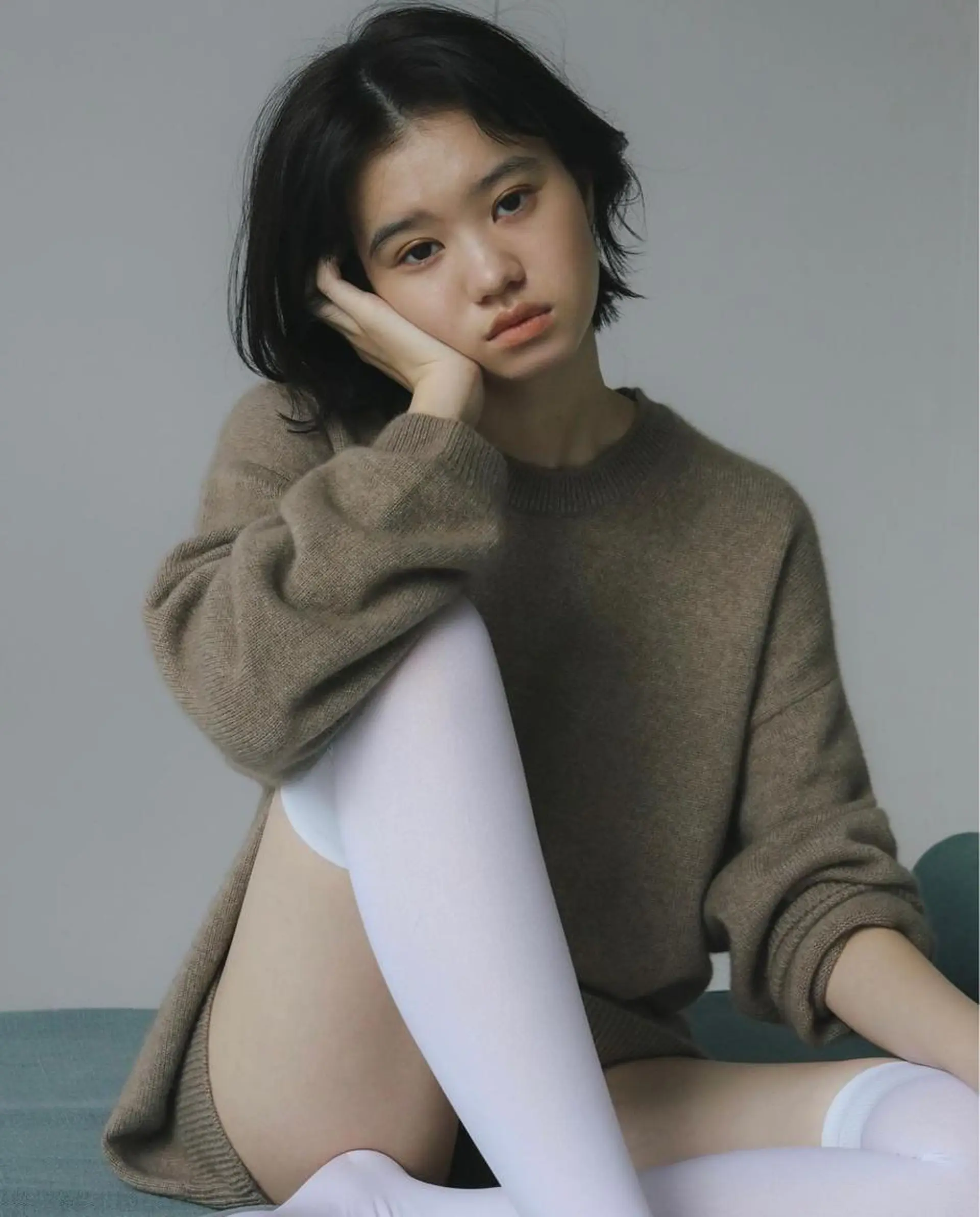 ミディアム レイヤーカット NERO加藤木麻彩のヘアスタイル