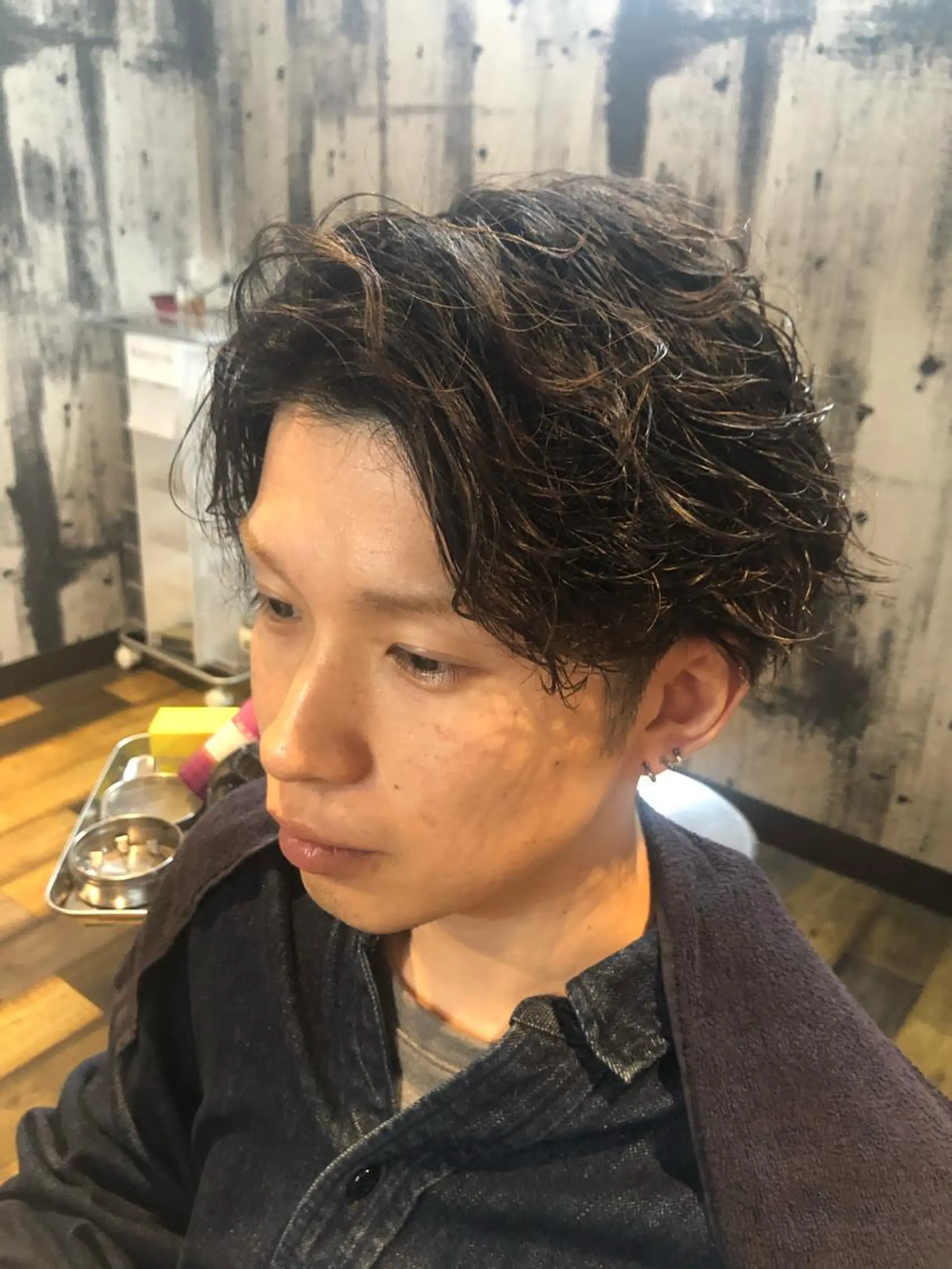 パーマ メンズ カット パーマ トリートメント 💈大人の渋髪💈 店長　大橋侑弥のヘアスタイル