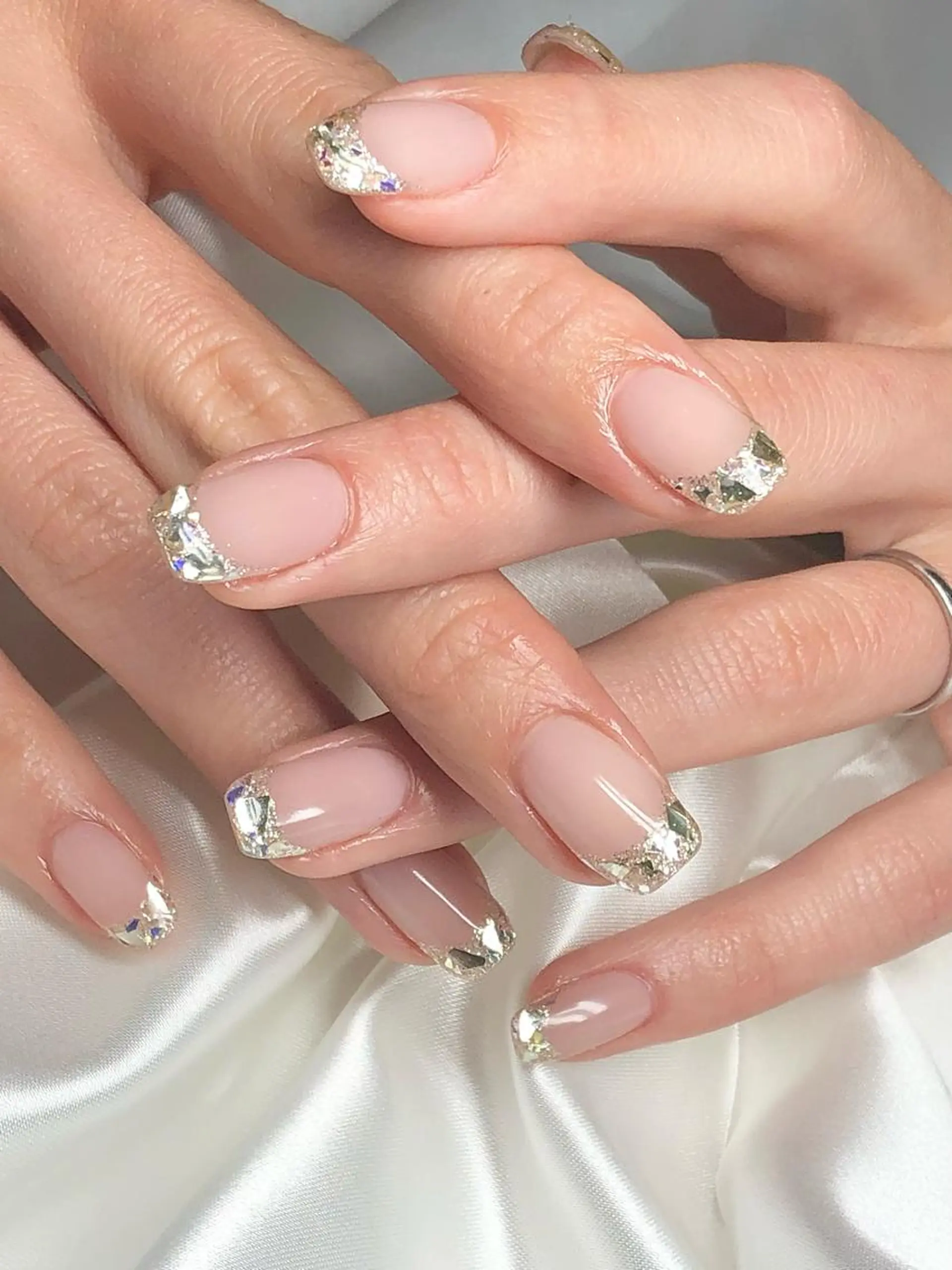 ショート ネイル ジェルネイル 🦋Kiyomi. 🦋のネイルデザイン