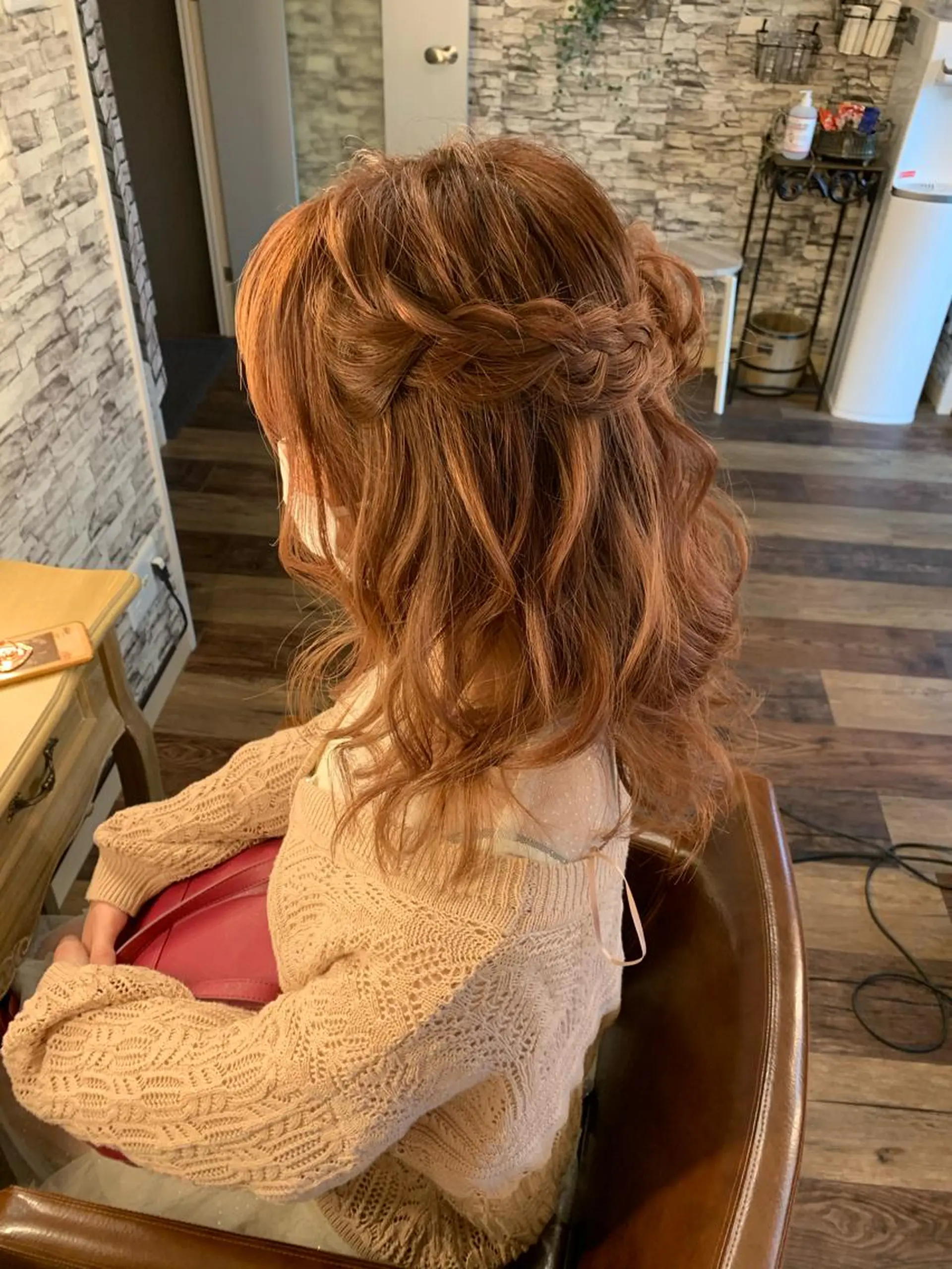 ヘアアレンジ 三つ編み hair make  Lucciのヘアスタイル